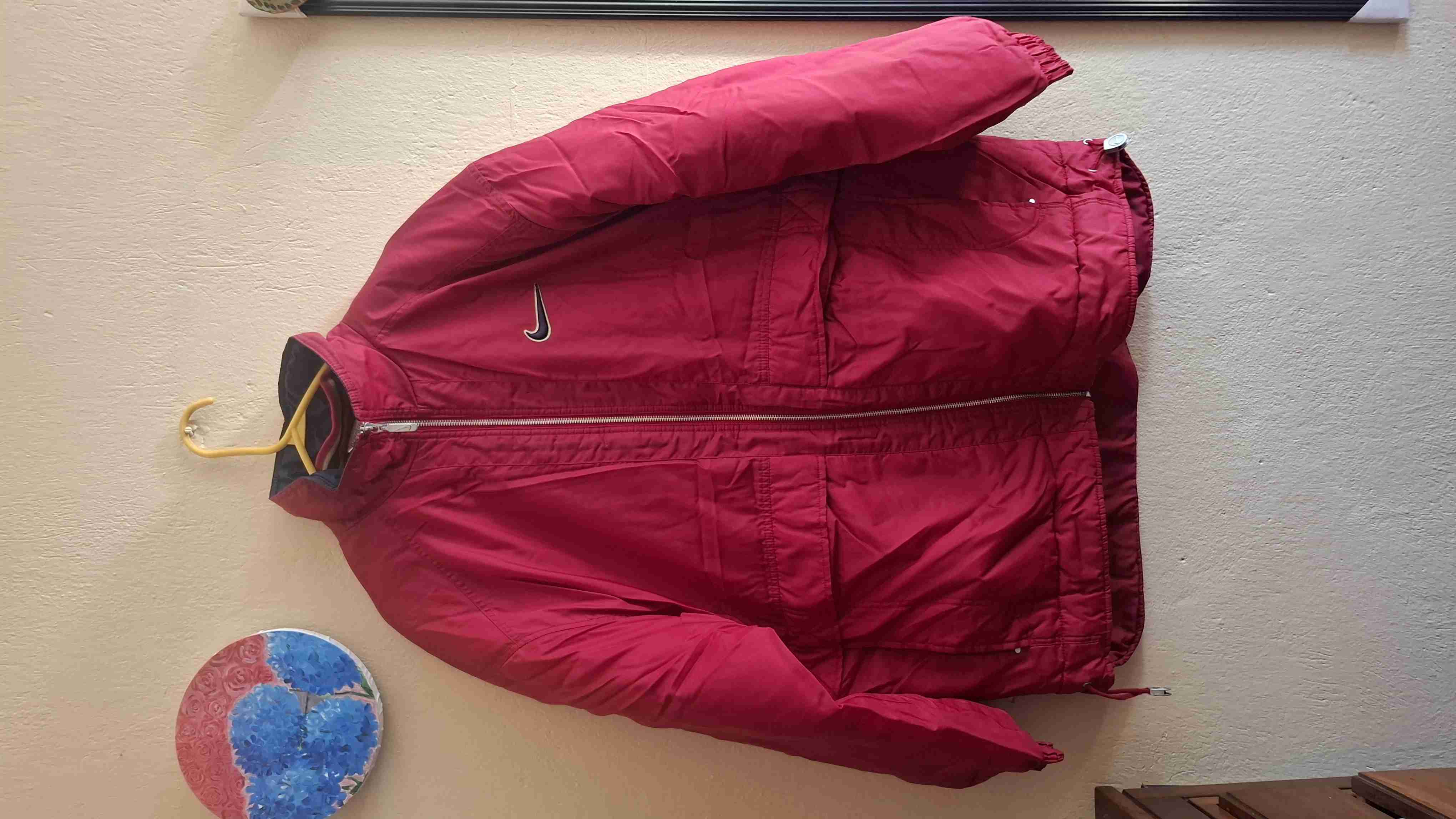 Chaqueta Nike roja con cierre - miniatura 1
