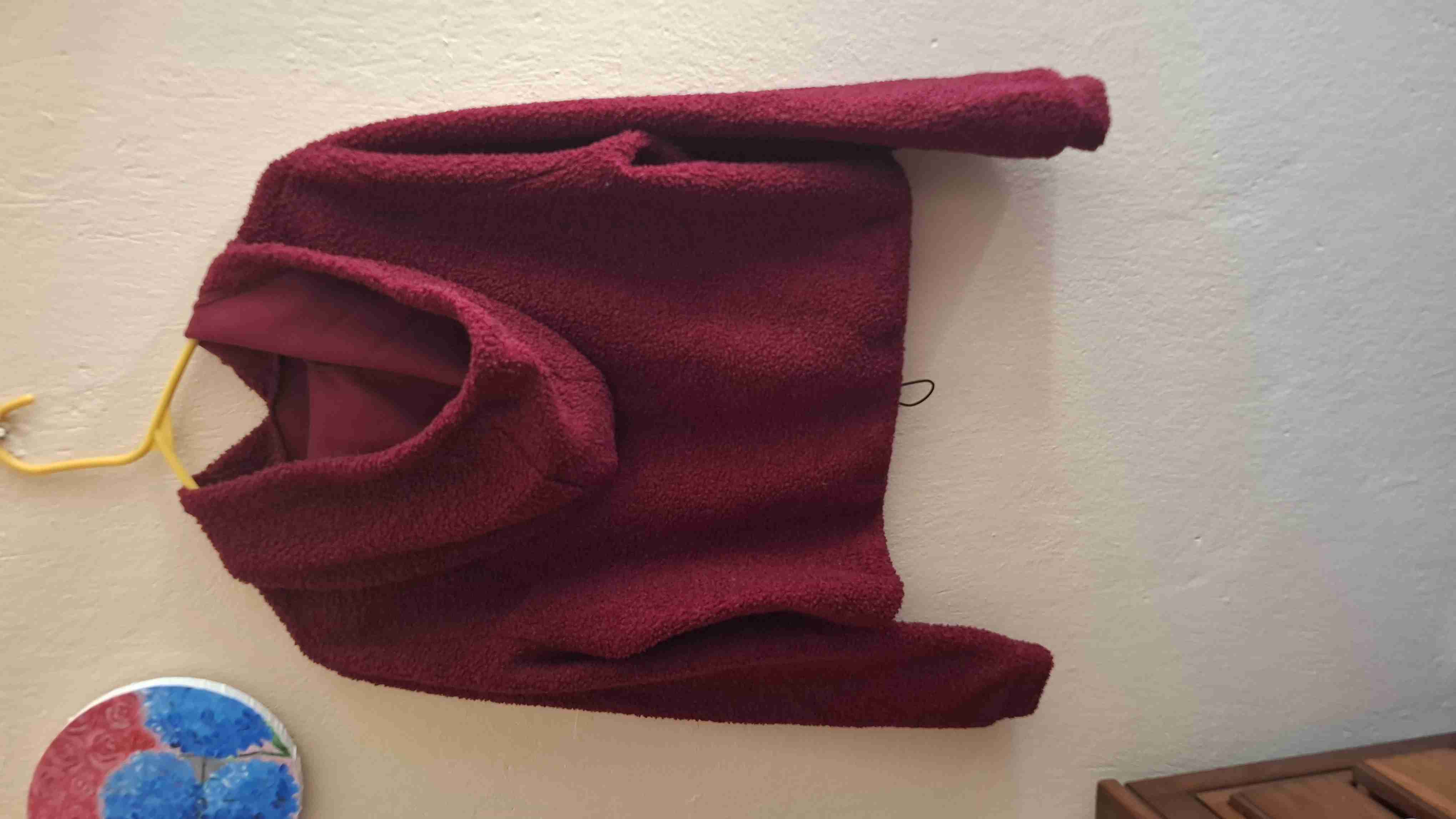 Polerón burdeos con capucha - miniatura 2