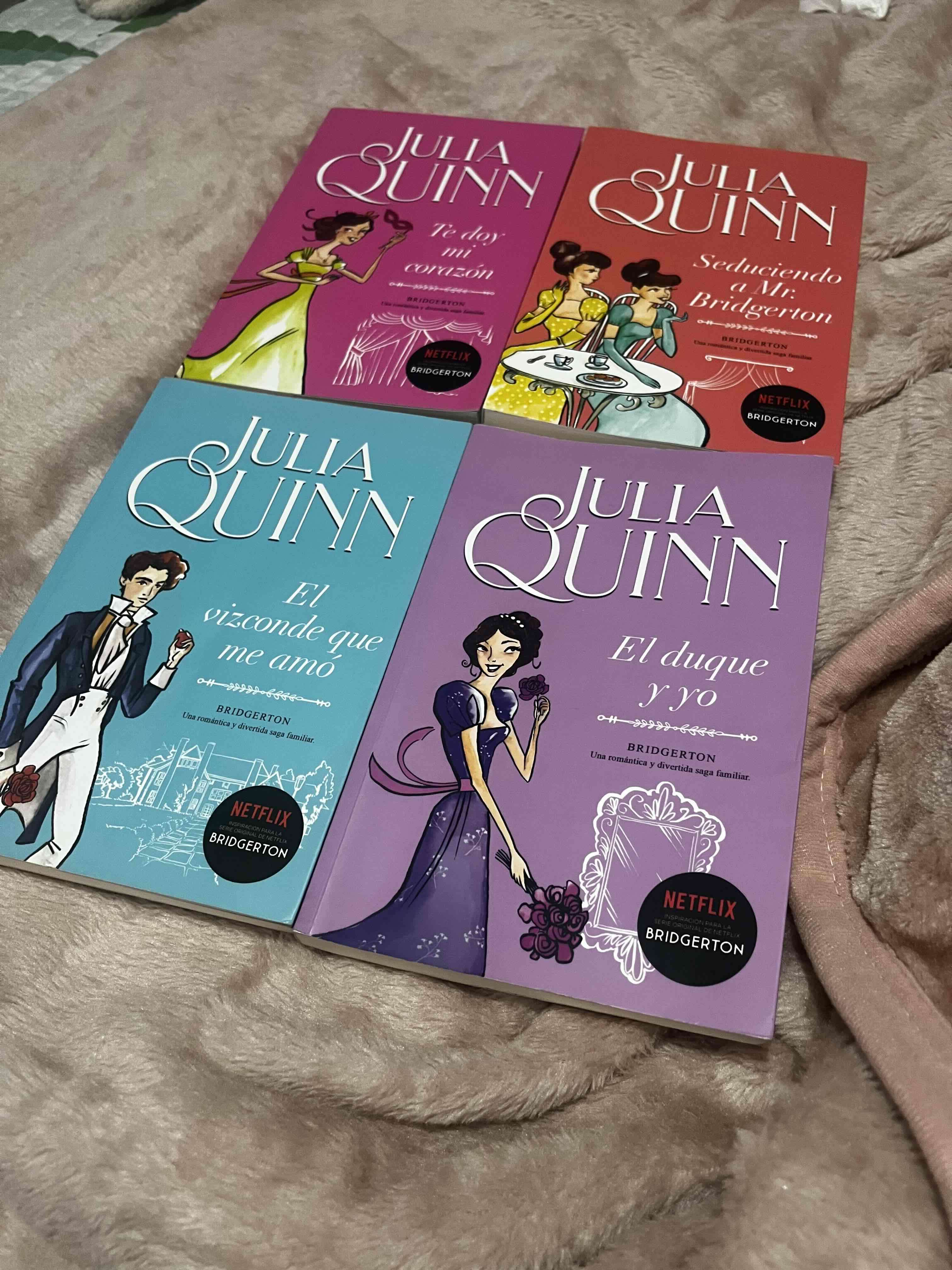 Set de libros Bridgerton Julia Quinn - miniatura 1