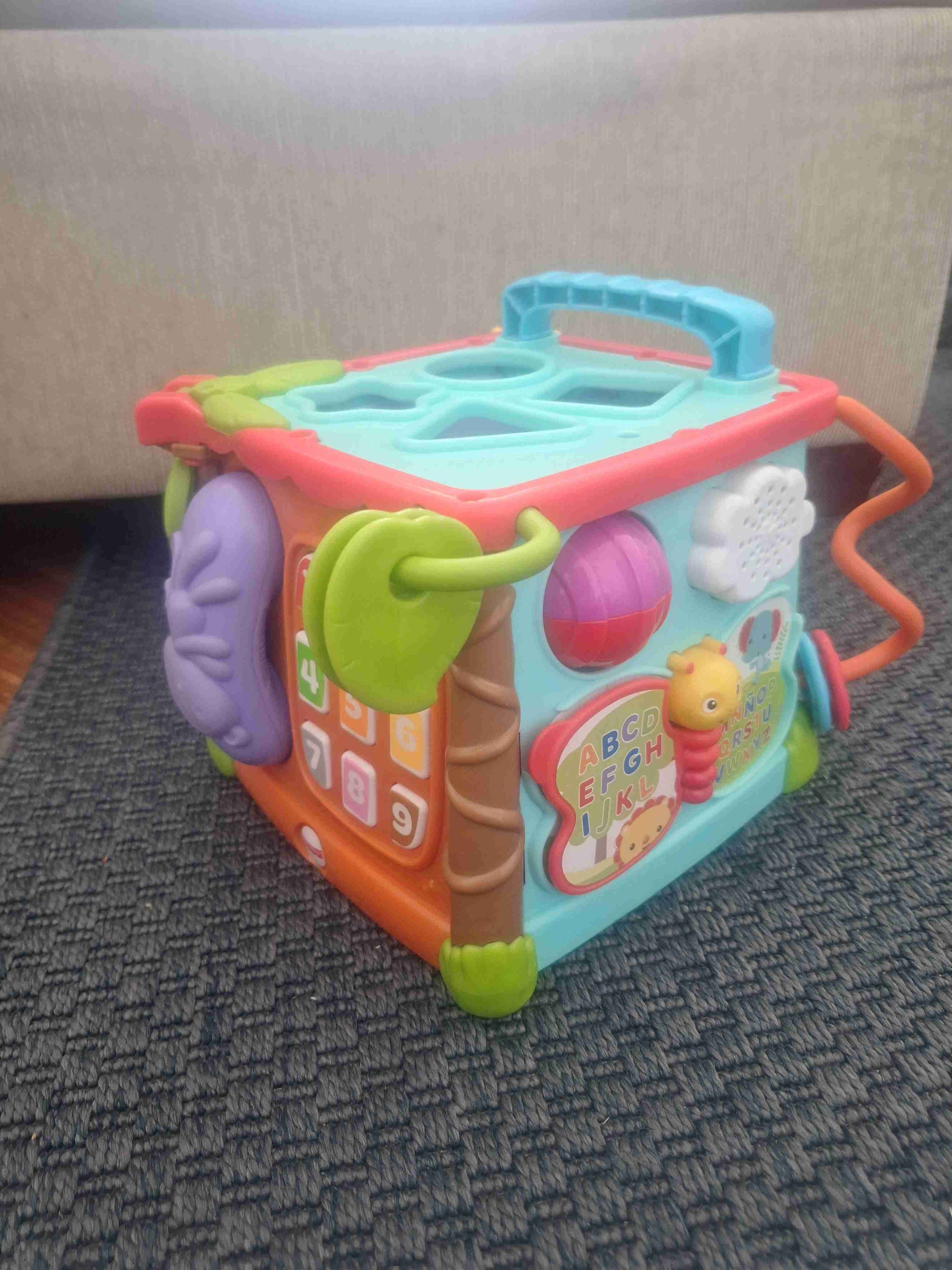 Cubo didáctico bebé colores vivos - miniatura 3