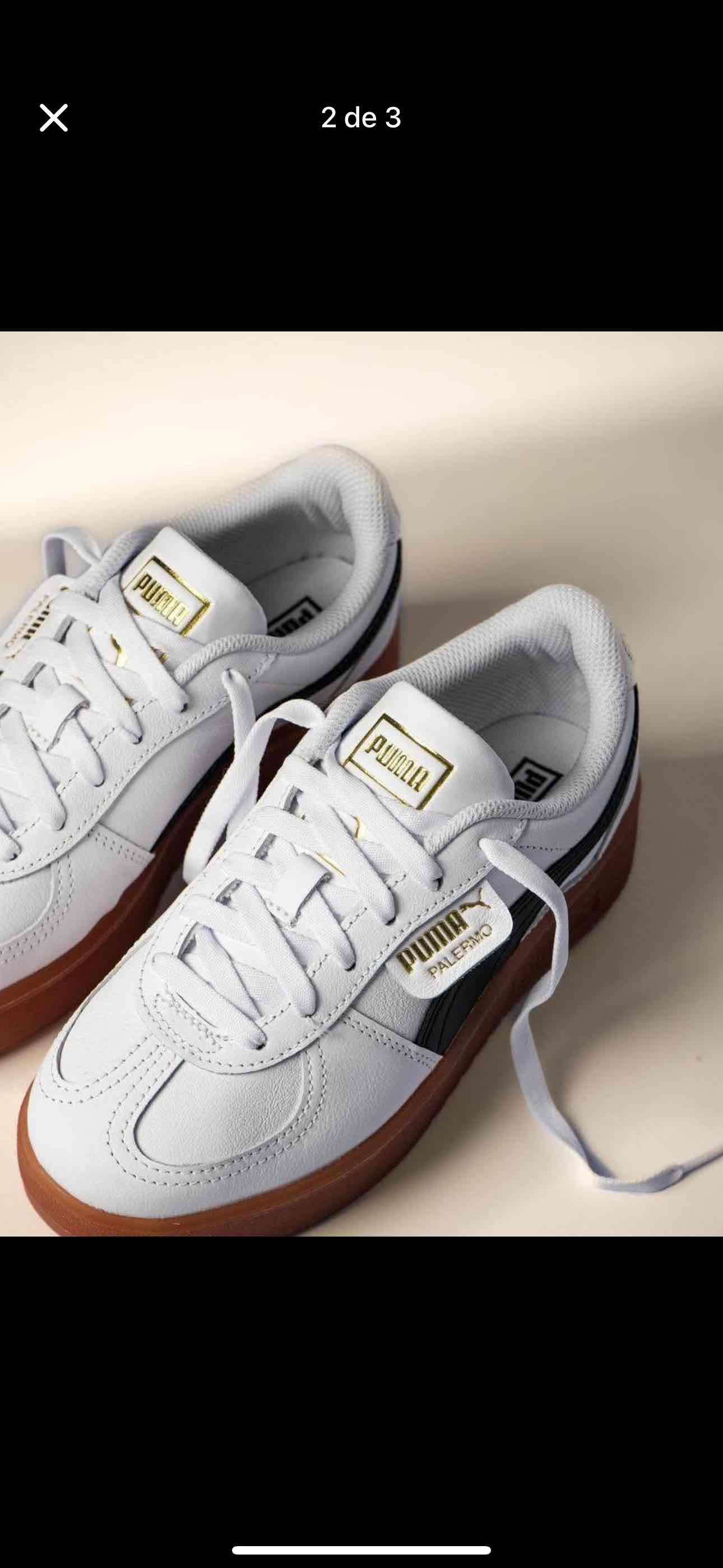 Zapatillas blancas Puma Palermo - miniatura 1
