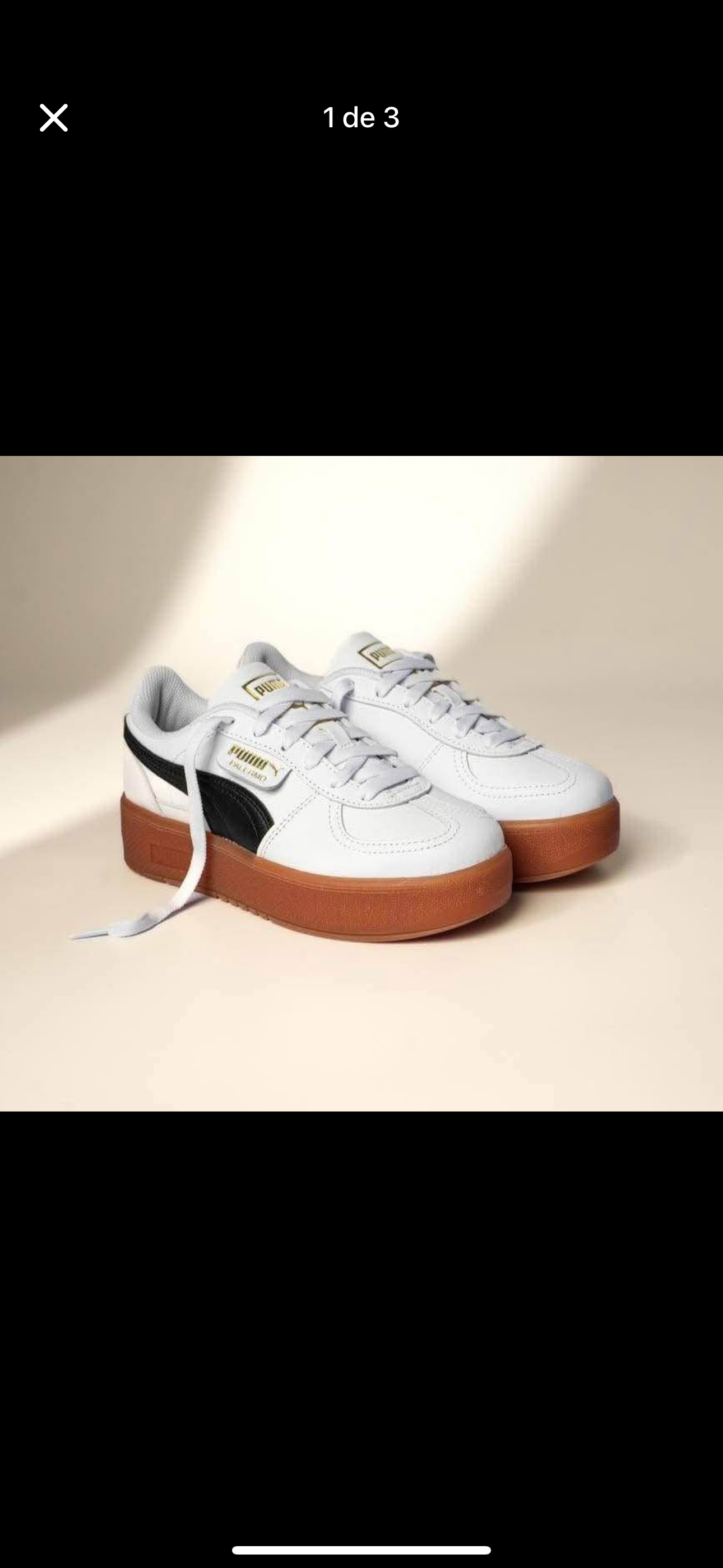 Zapatillas blancas Puma Palermo - miniatura 2