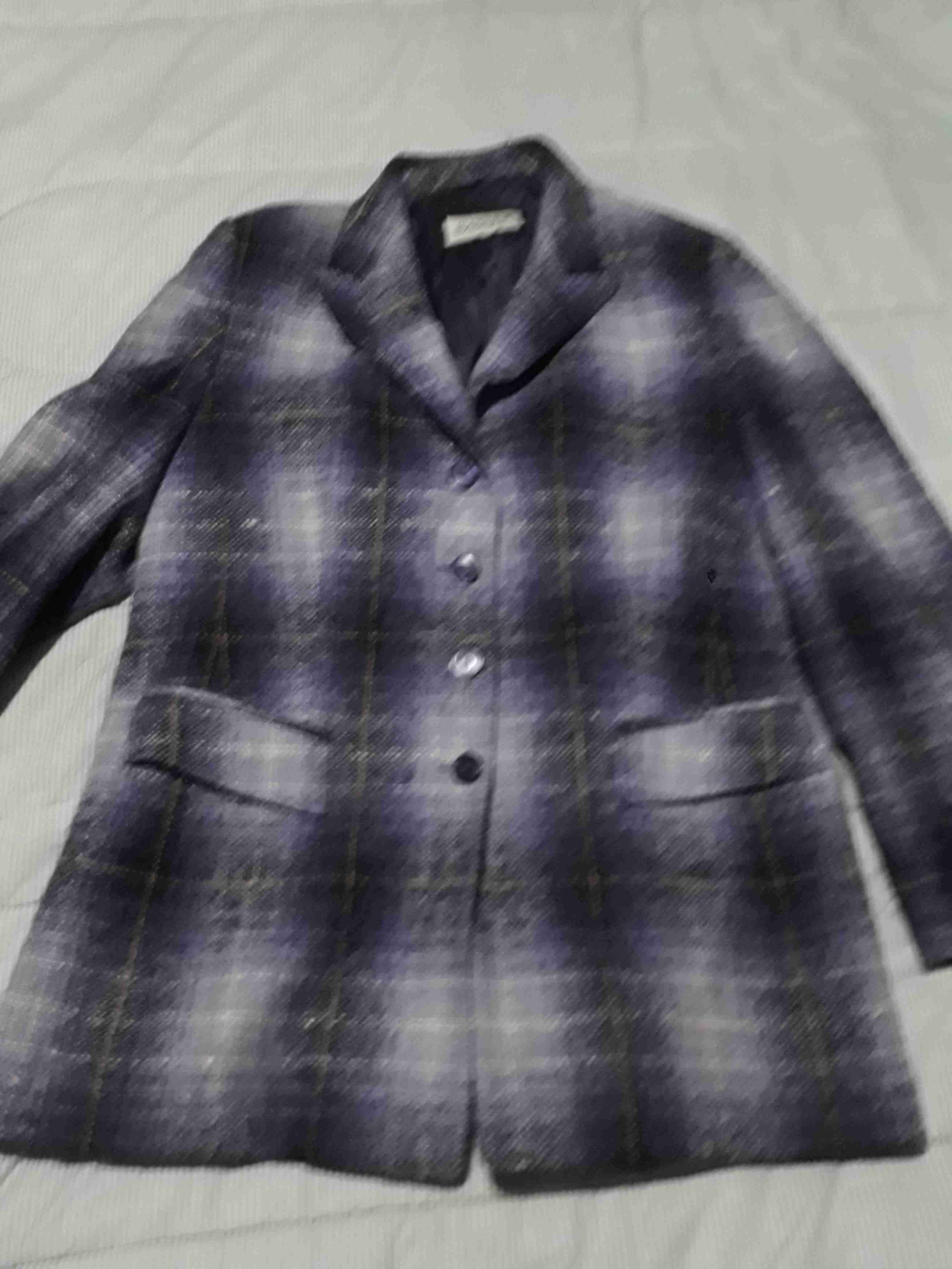 Blazer escocés de lana - miniatura 1