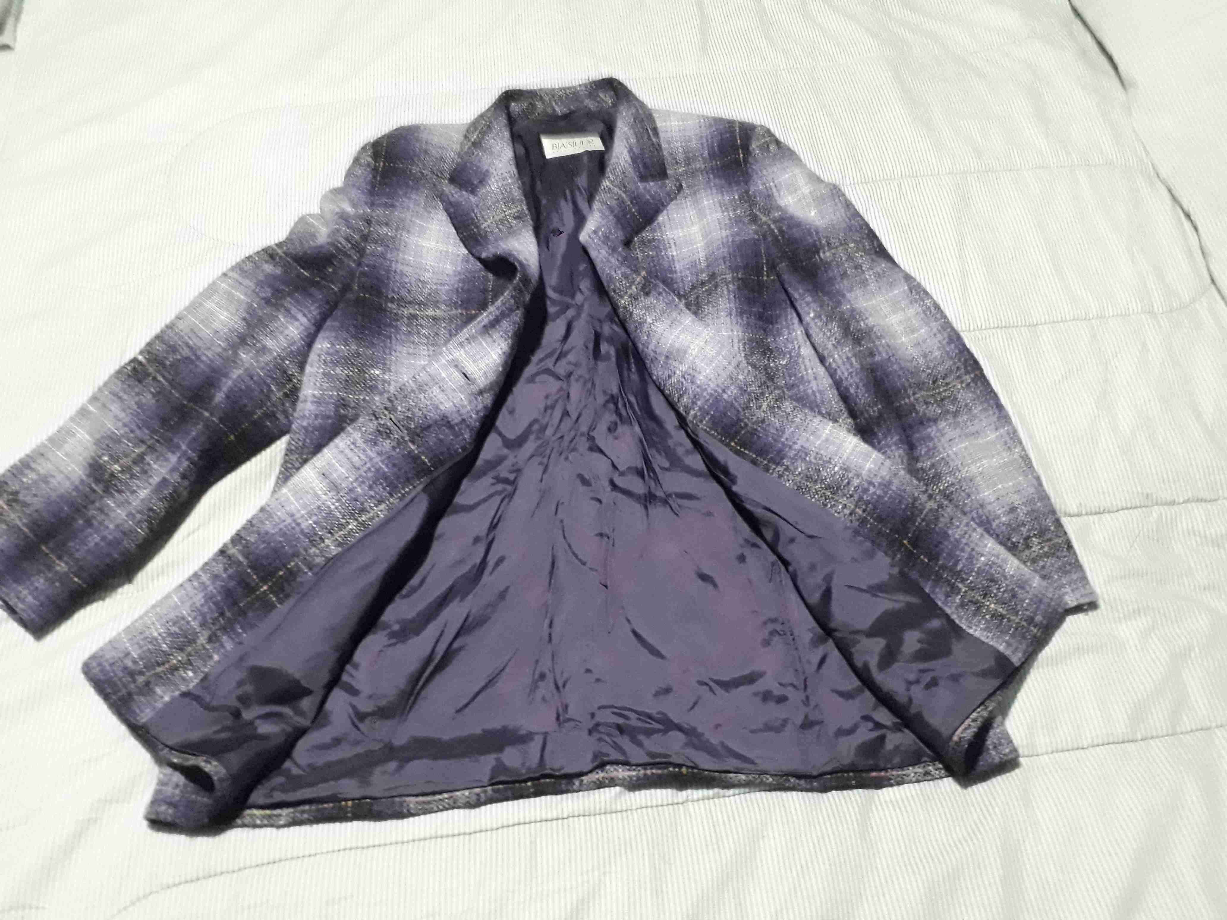 Blazer escocés de lana - miniatura 2