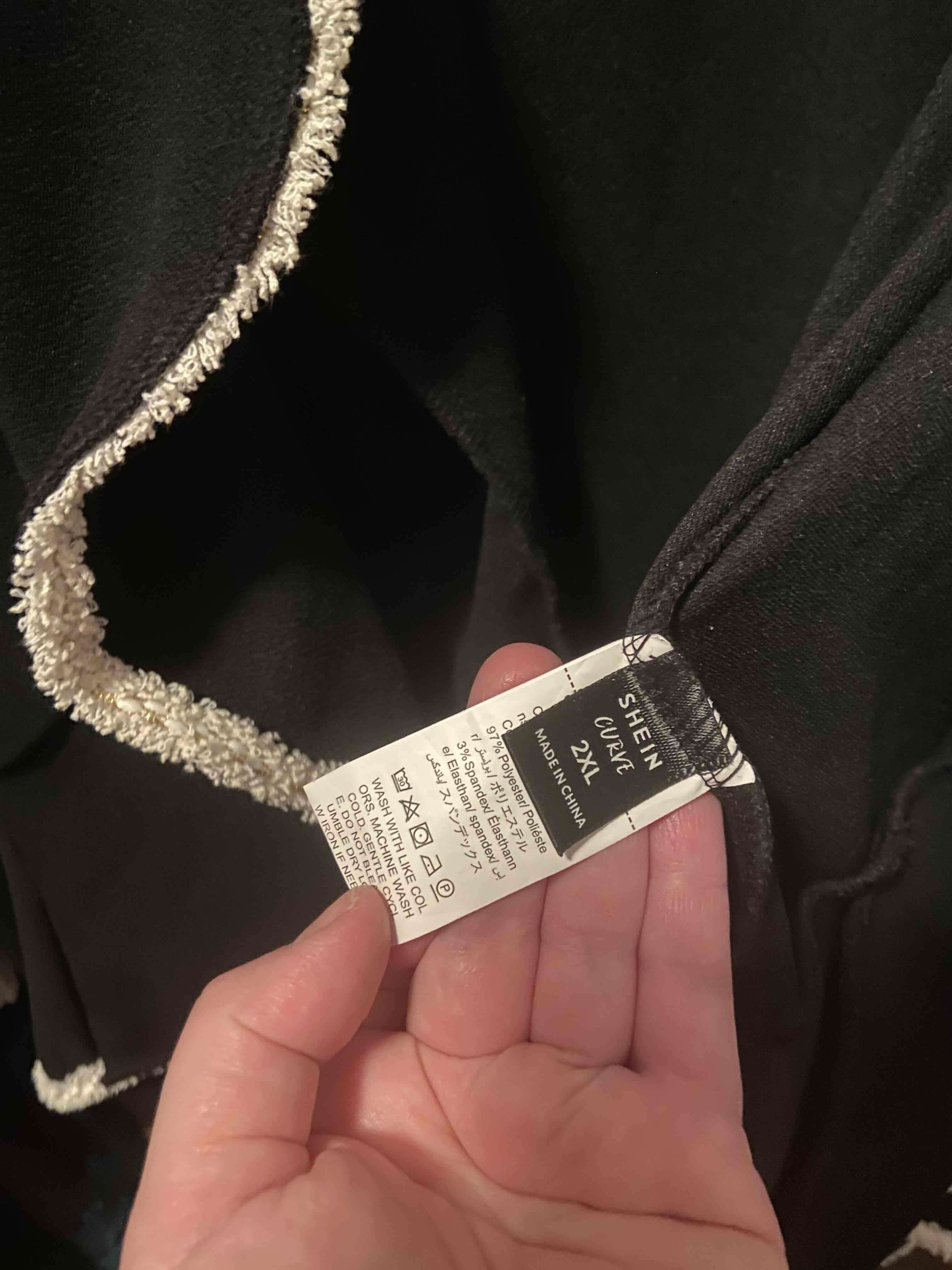 Chaqueta elegante negra Shein - miniatura 4