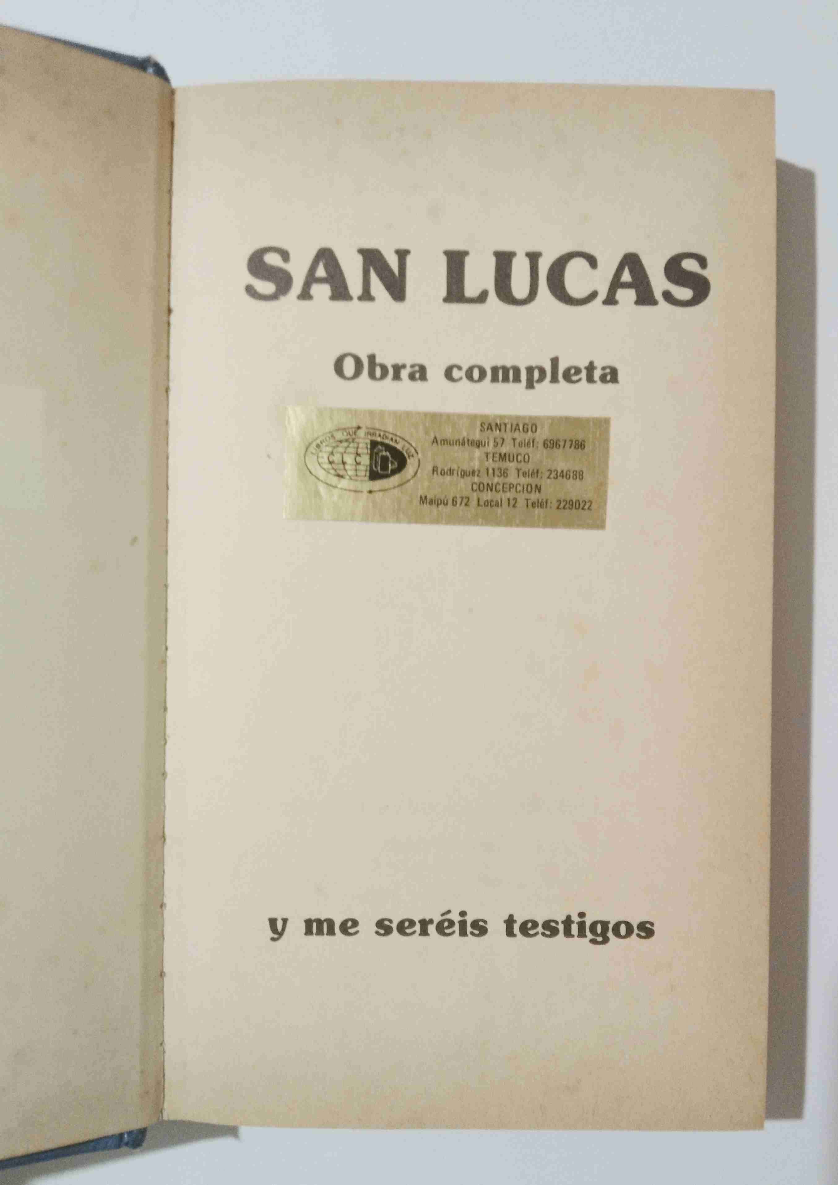 Libro San Lucas Obra Completa - miniatura 2