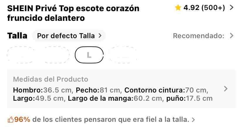 Blusa escote corazón - miniatura 4