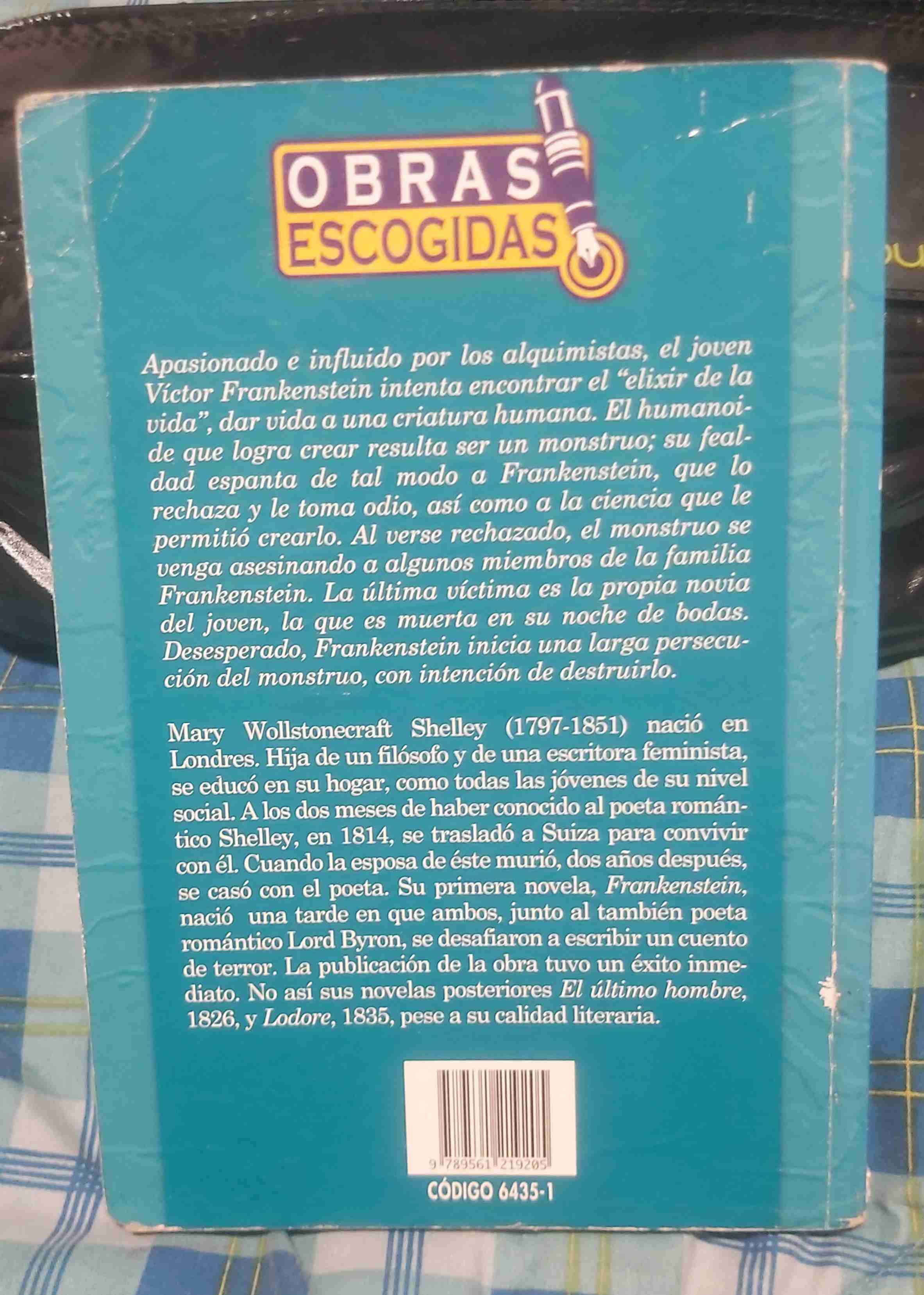 Libro Frankenstein de Mary W. Shelley - miniatura 2