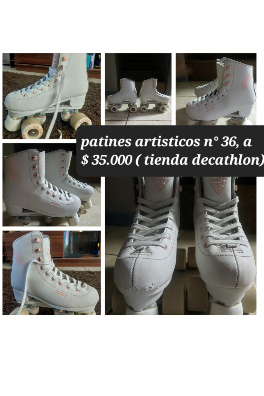 Patines artísticos blancos 36