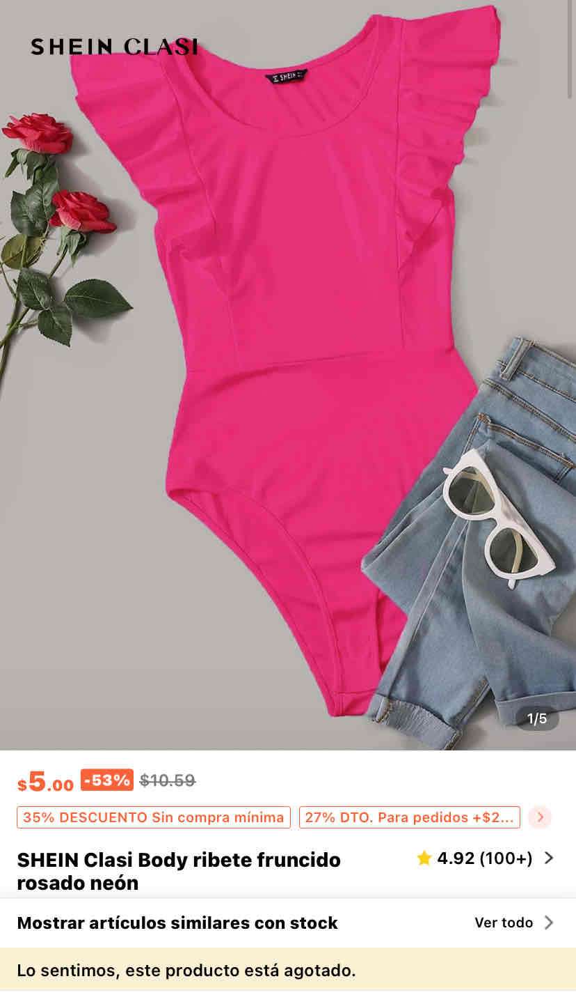 Body rosado intenso SHEIN - miniatura 1