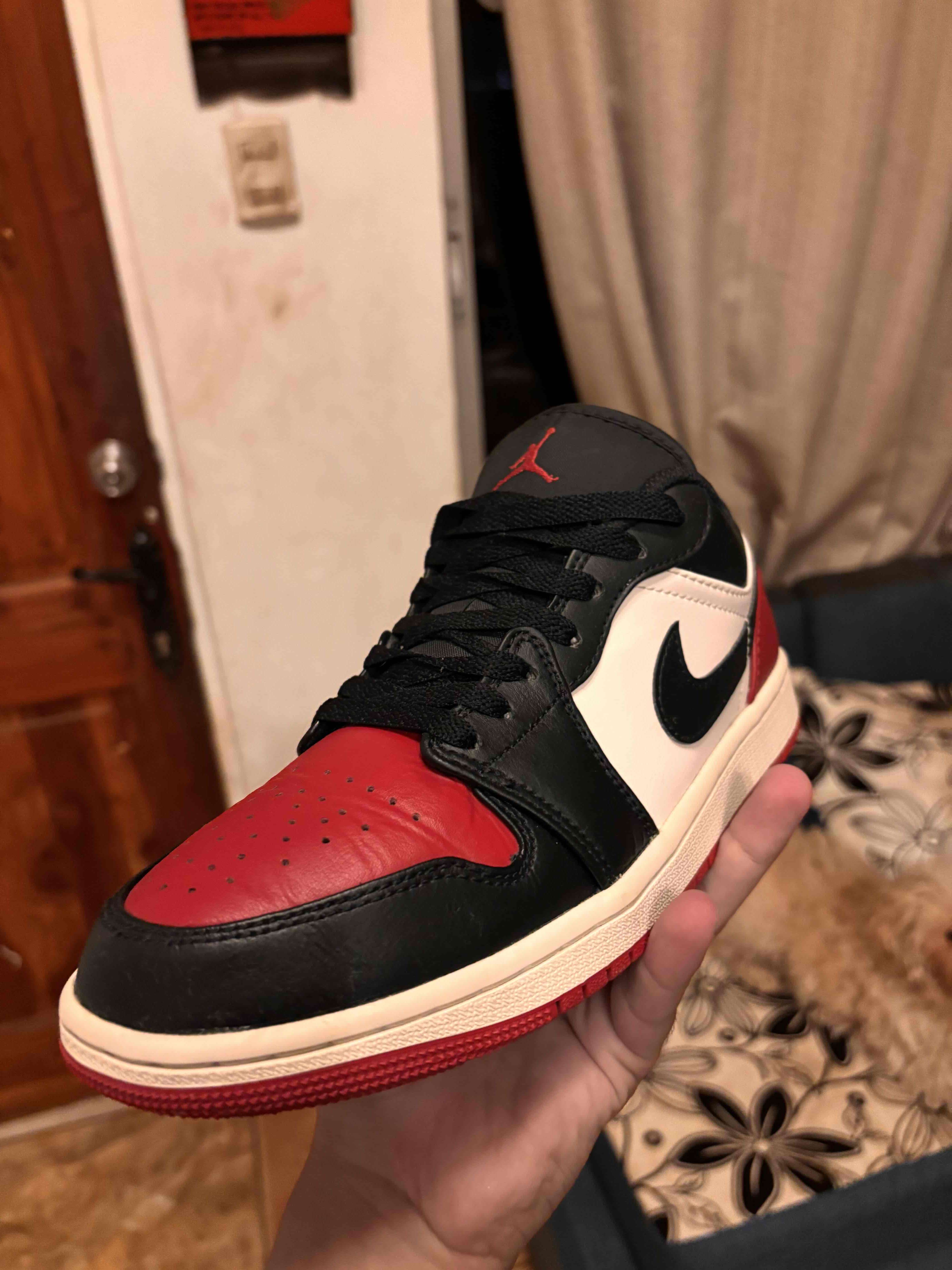 Air Jordan 1 Low Bred Toe - miniatura 1