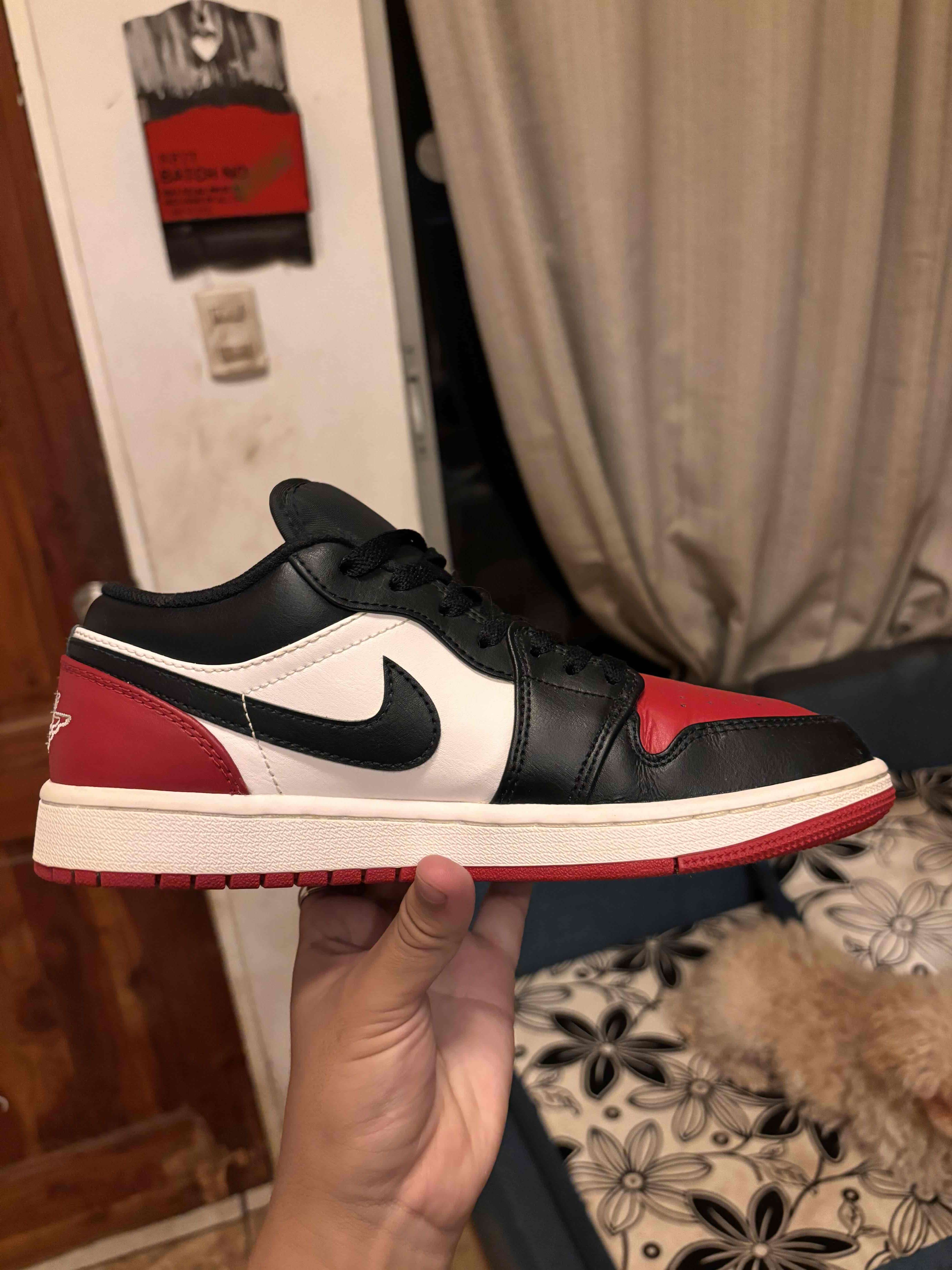 Air Jordan 1 Low Bred Toe - miniatura 6