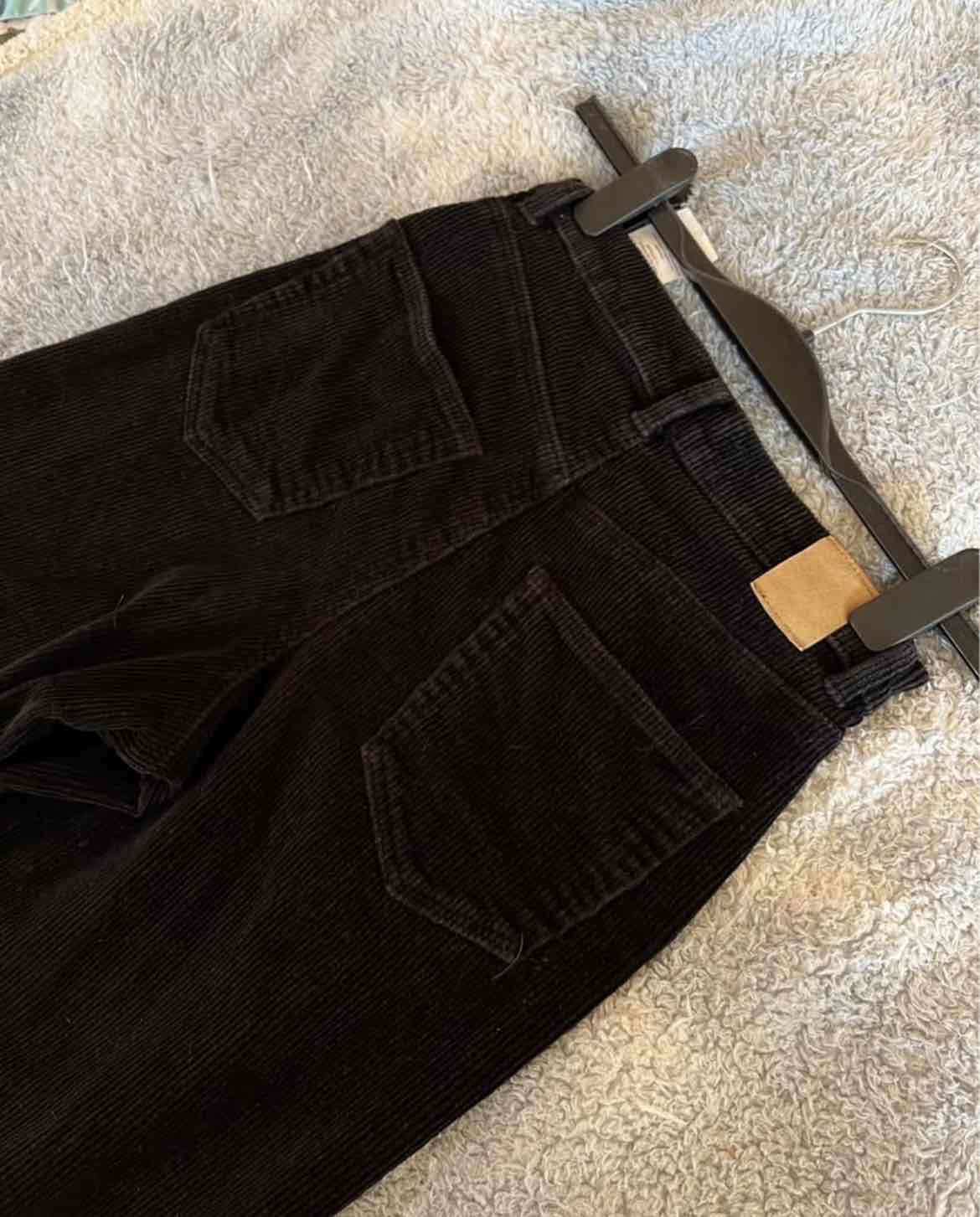 Pantalon cotelé negro 34 - miniatura 3