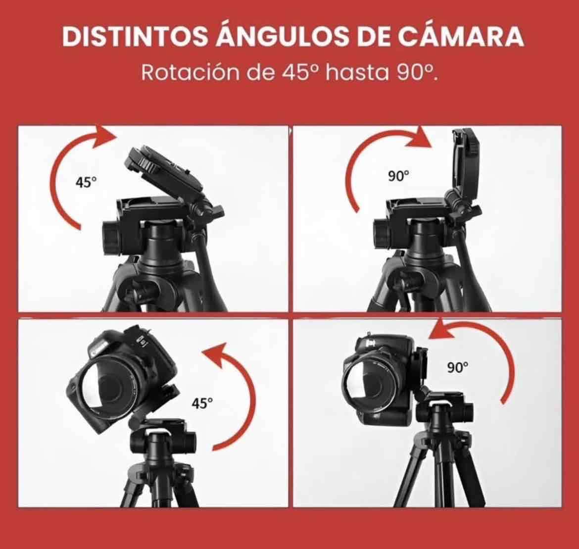 Trípode ajustable para cámara/celular - miniatura 5