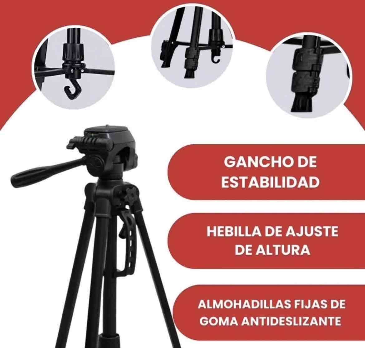 Trípode ajustable para cámara/celular - miniatura 6