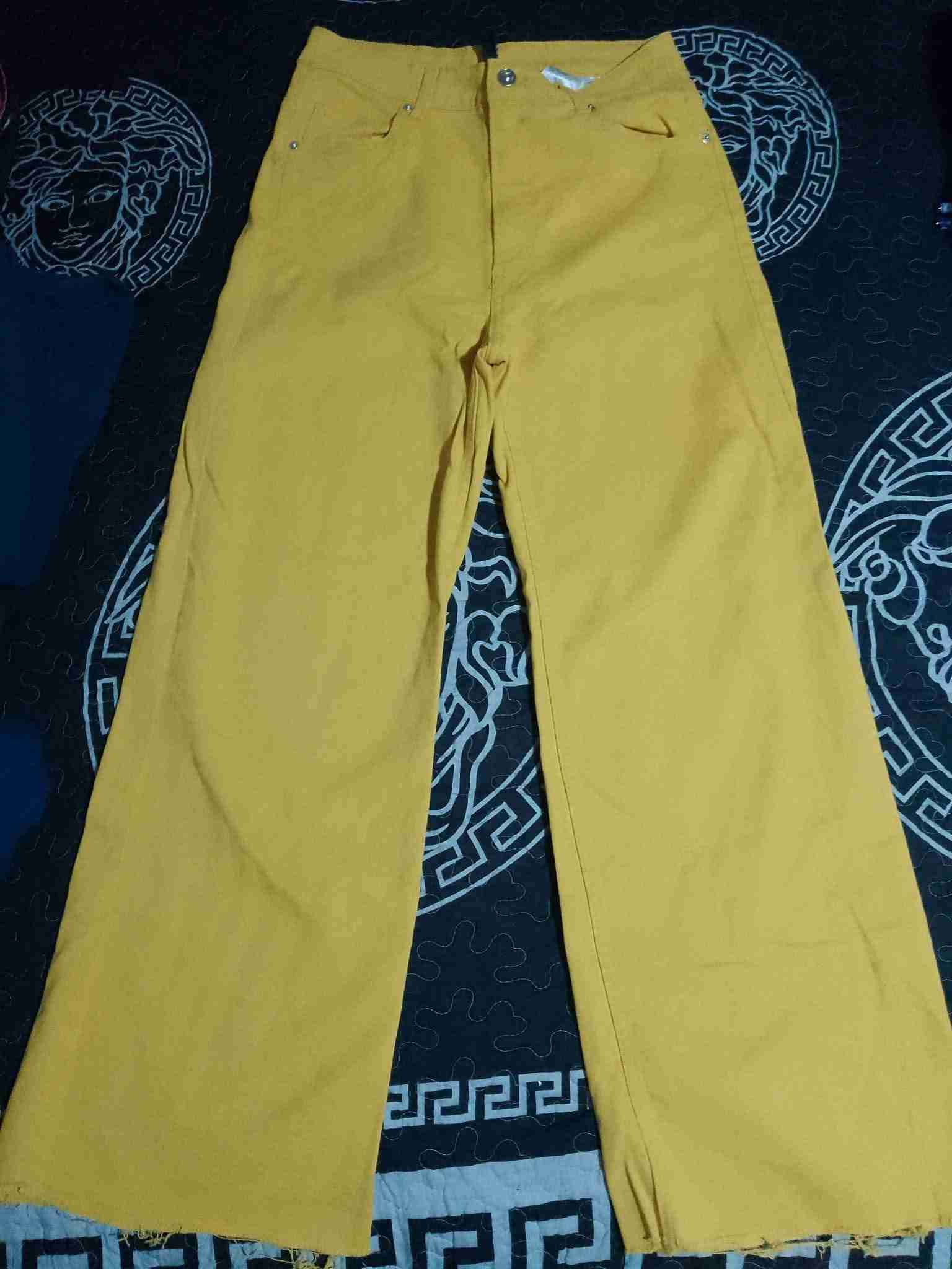 Pantalón amarillo ancho H&M - miniatura 1
