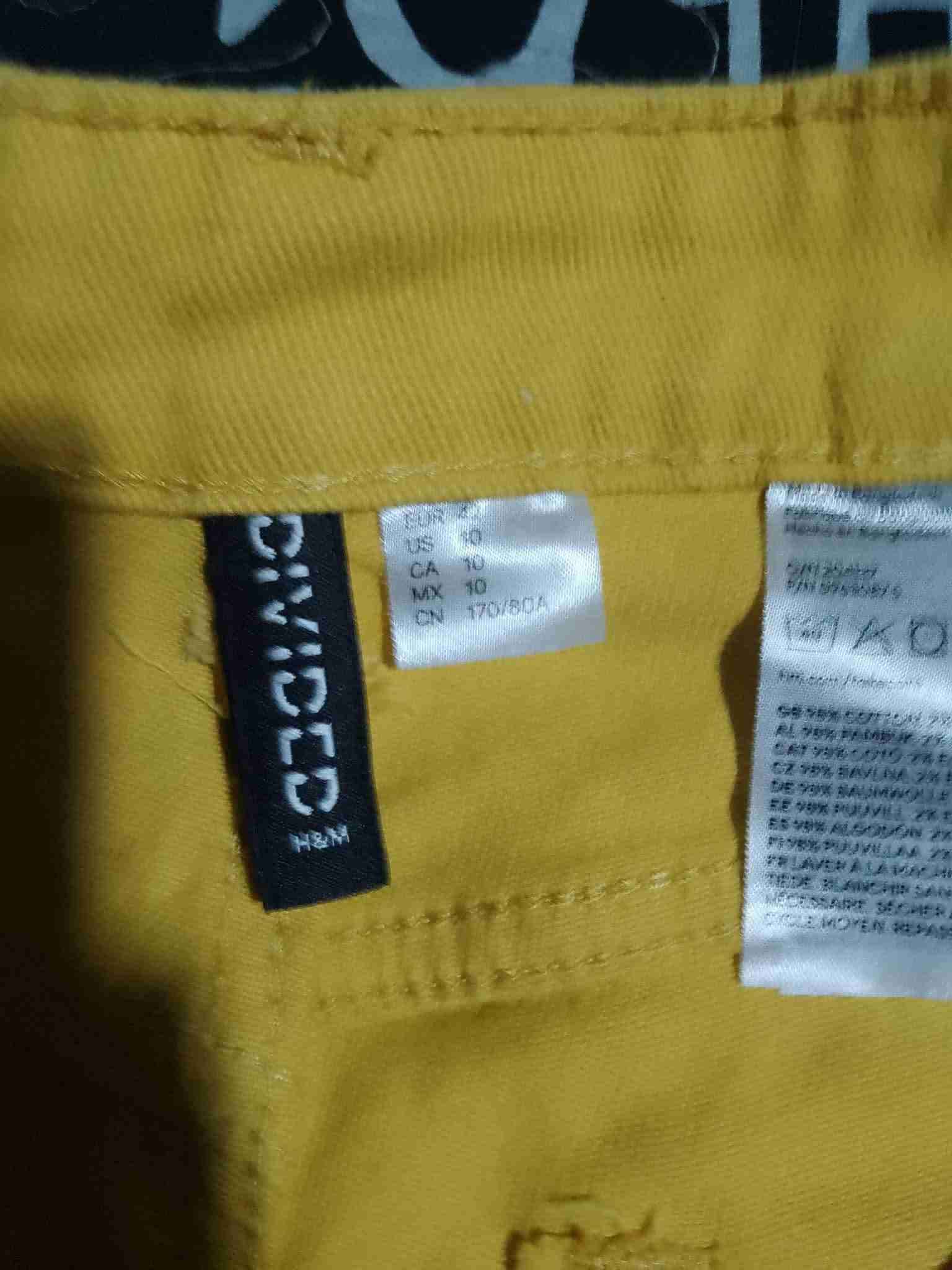 Pantalón amarillo ancho H&M - miniatura 2