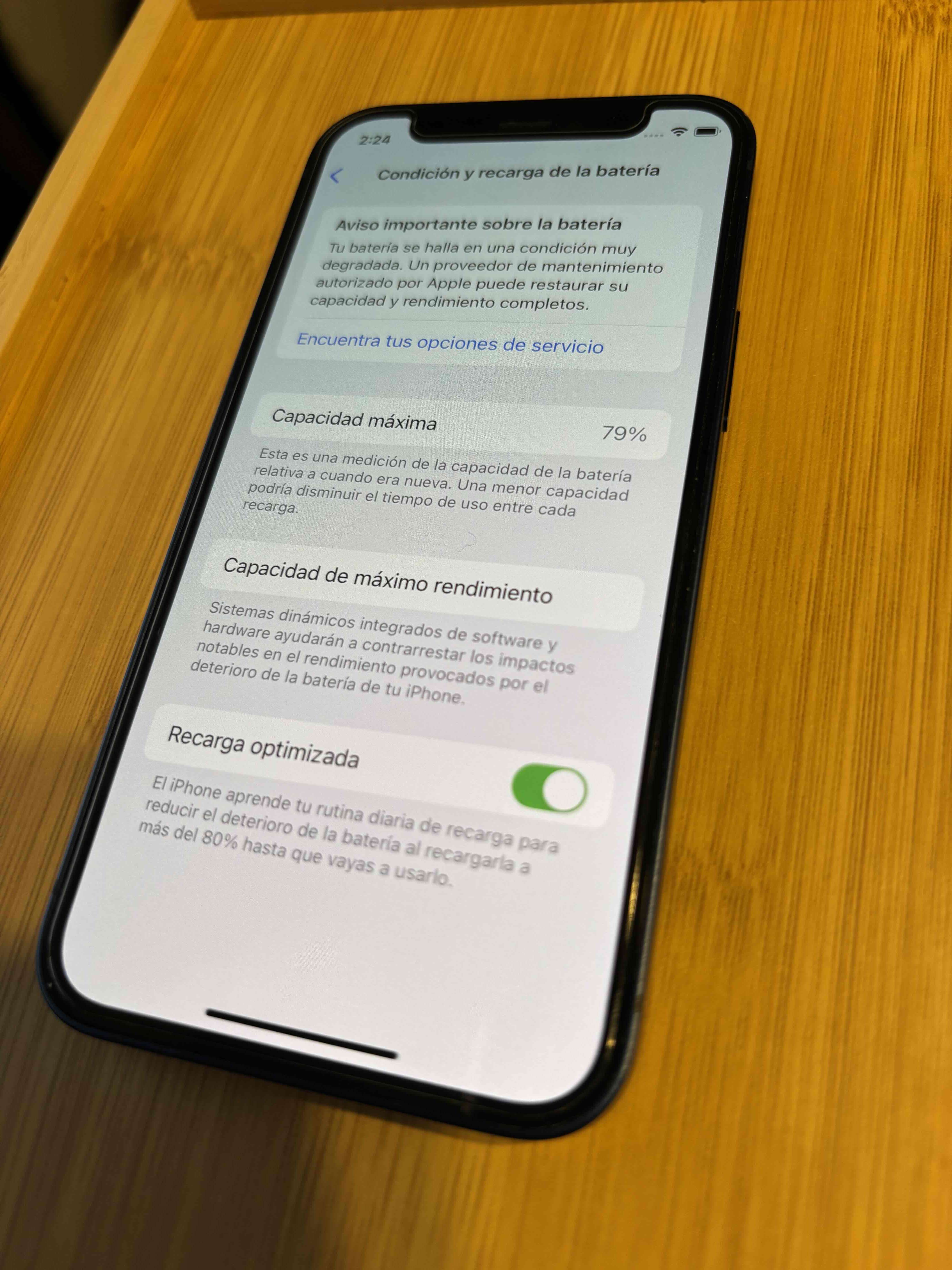 iPhone 12 mini azul en buen estado - miniatura 4