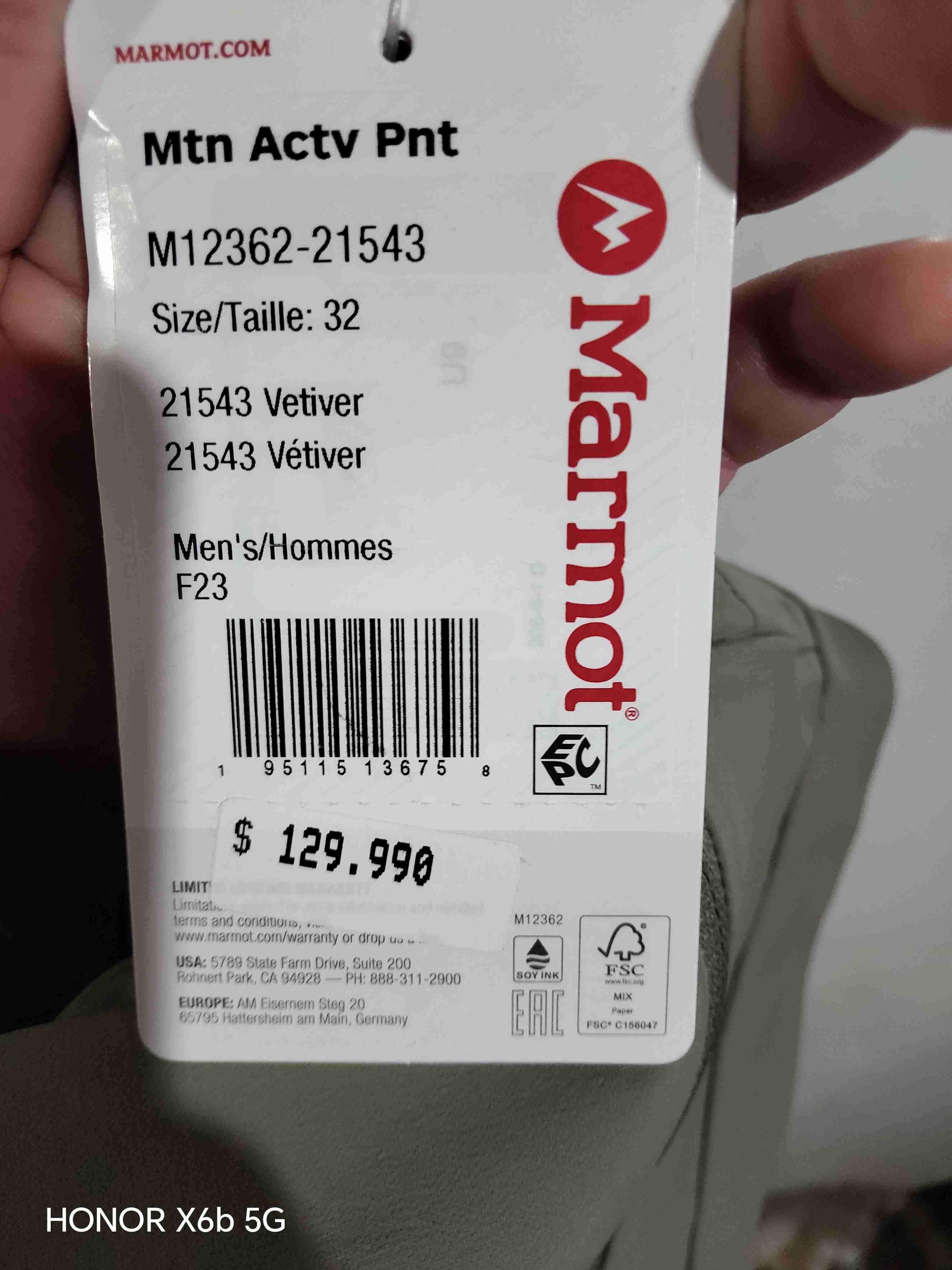 Pantalones Marmot - miniatura 3