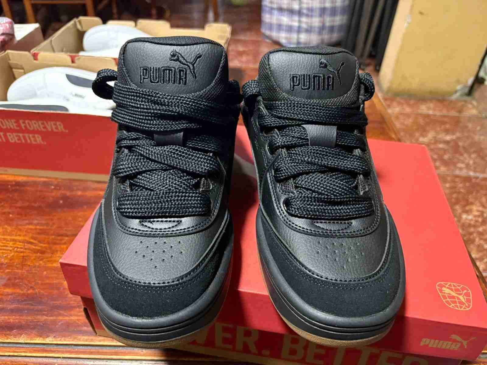 Zapatillas negras Puma - miniatura 1