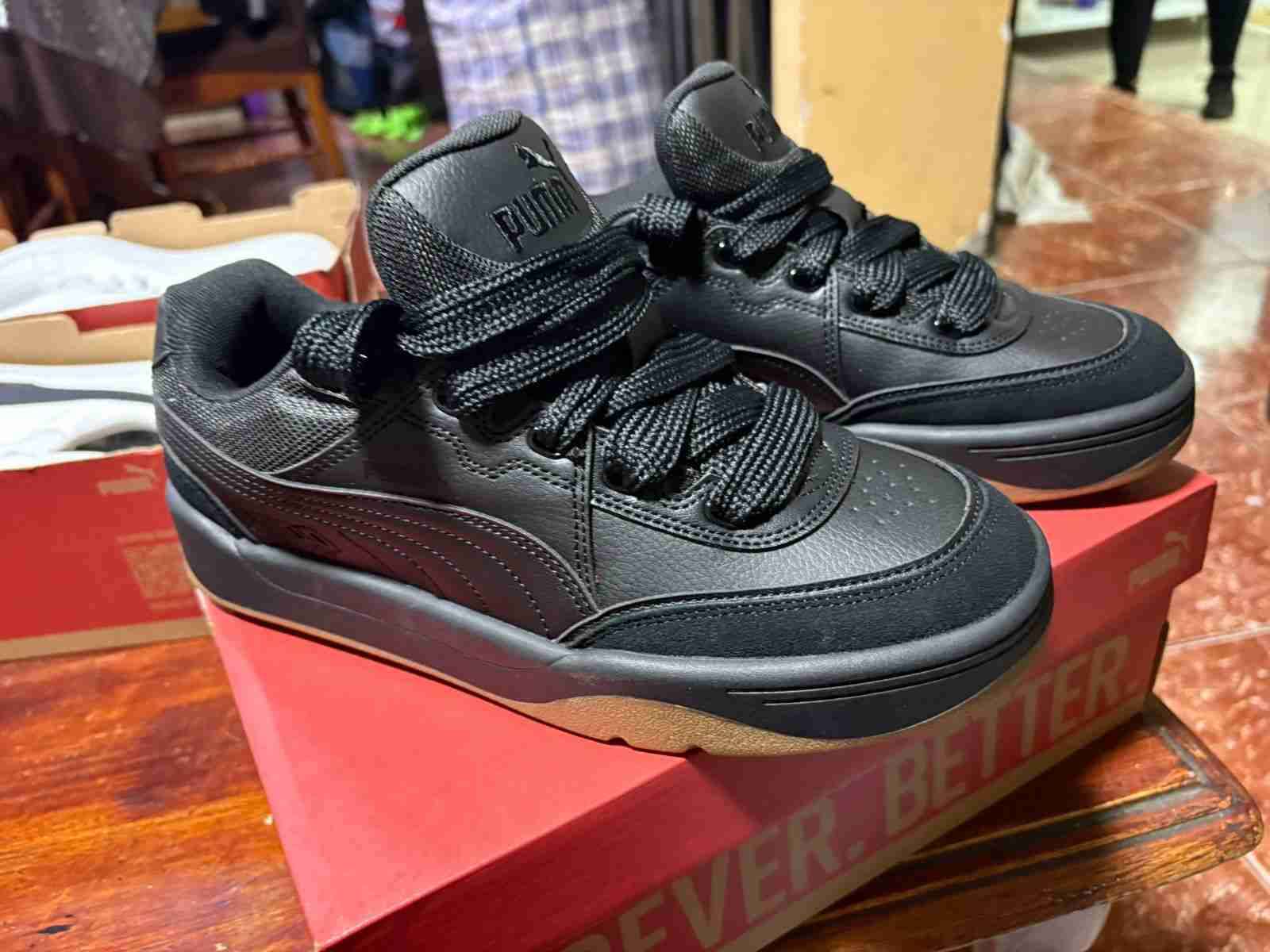 Zapatillas negras Puma - miniatura 2