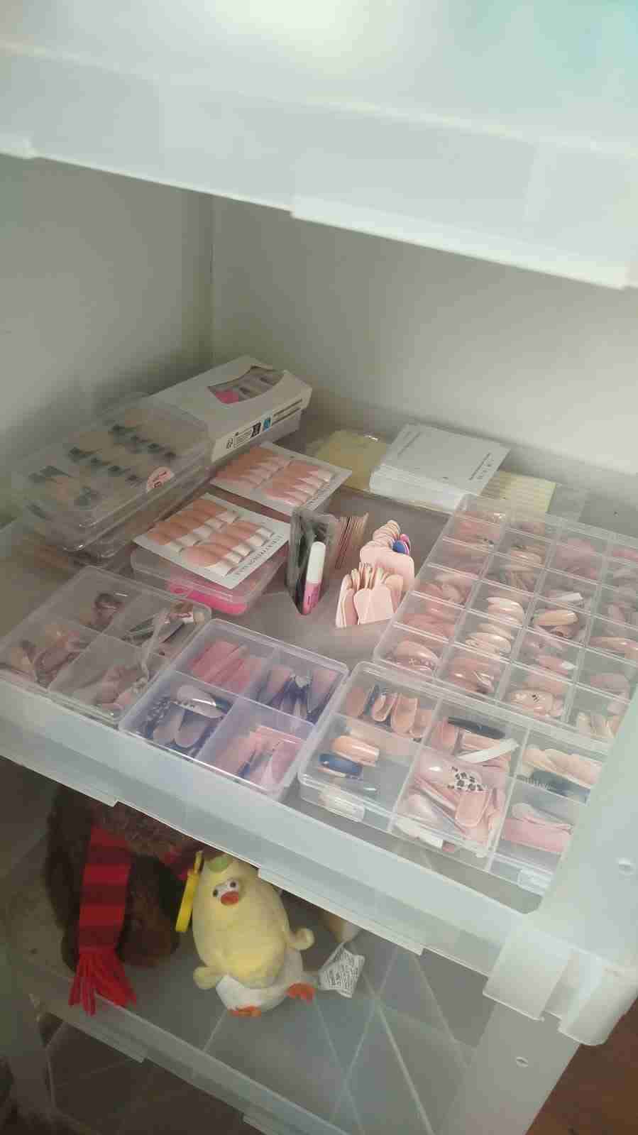 LOTE emprendimiento uñas (incluye limas, pegamento - miniatura 1