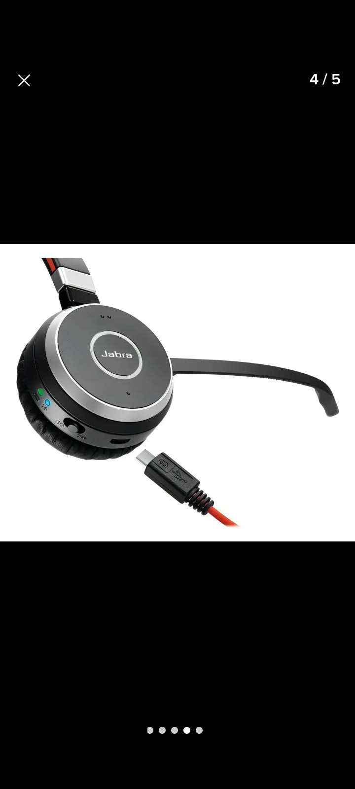 Auriculares Jabra con micrófono - miniatura 1