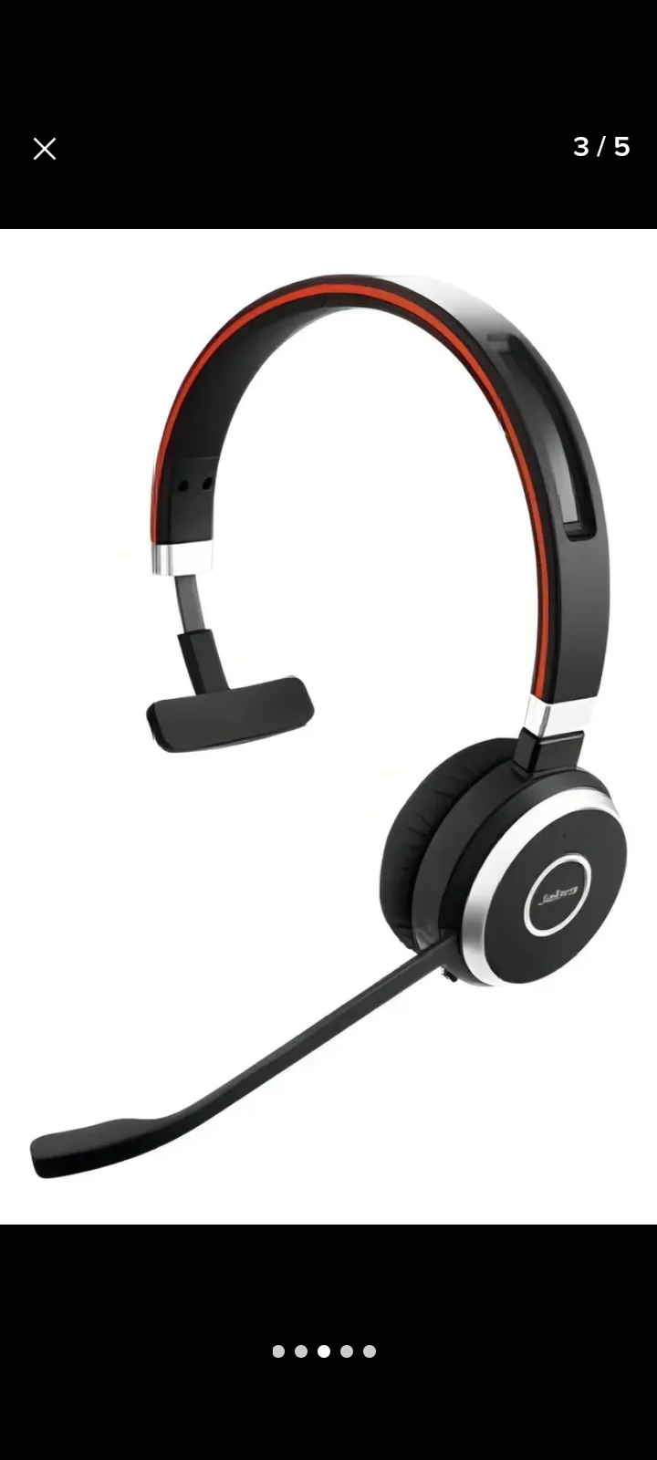 Auriculares Jabra con micrófono - miniatura 2