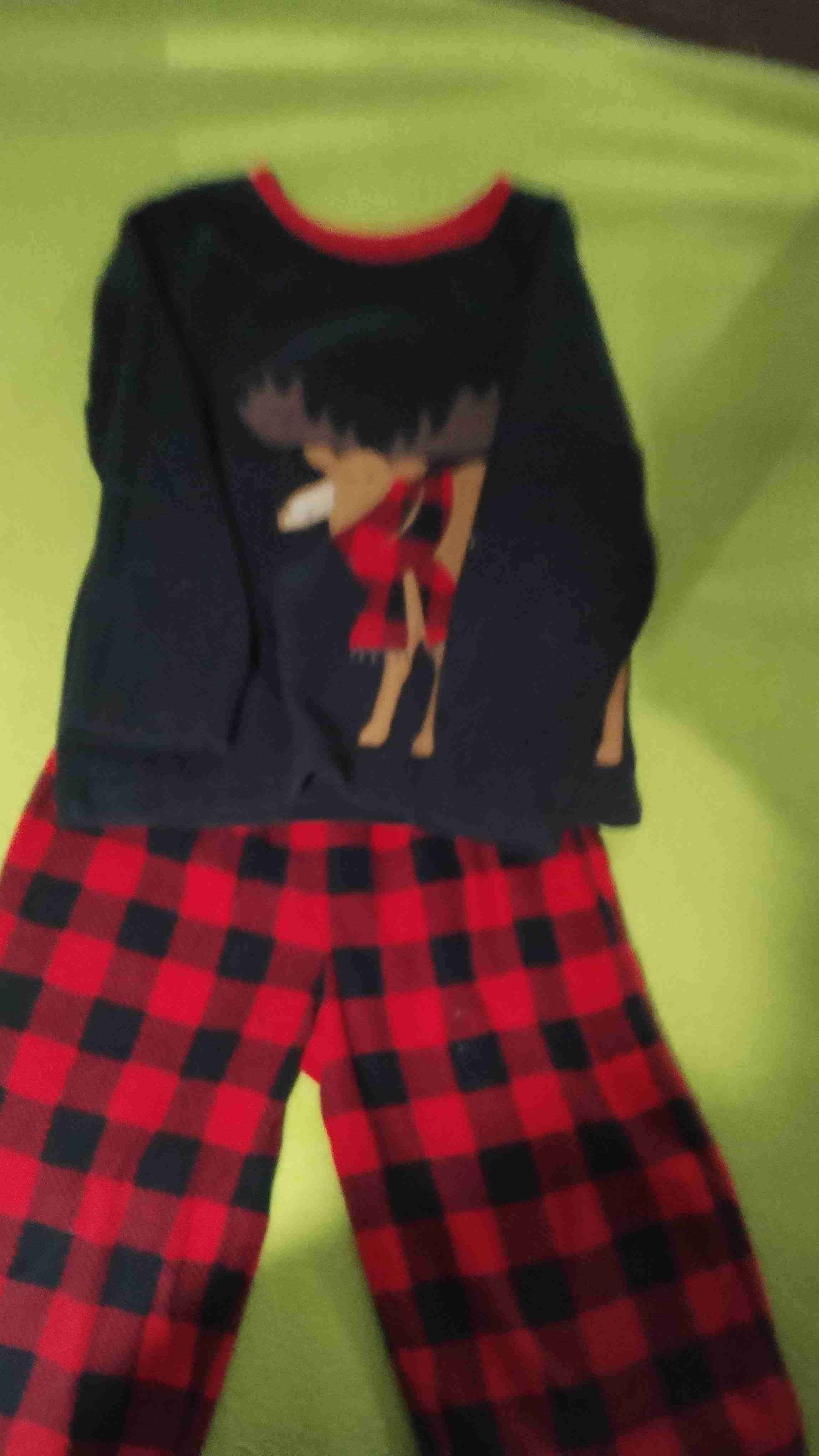 Pijama infantil con diseño de alce - miniatura 2