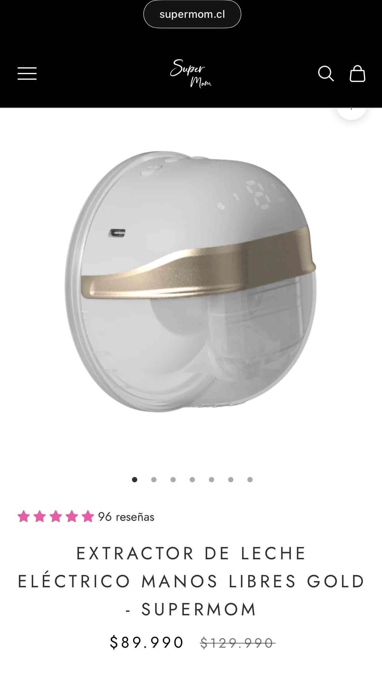 Extractor de leche eléctrico manos libres - miniatura 1