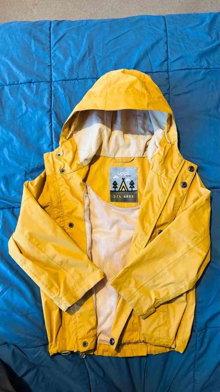 Chaqueta Lippi amarilla con capucha - miniatura 3