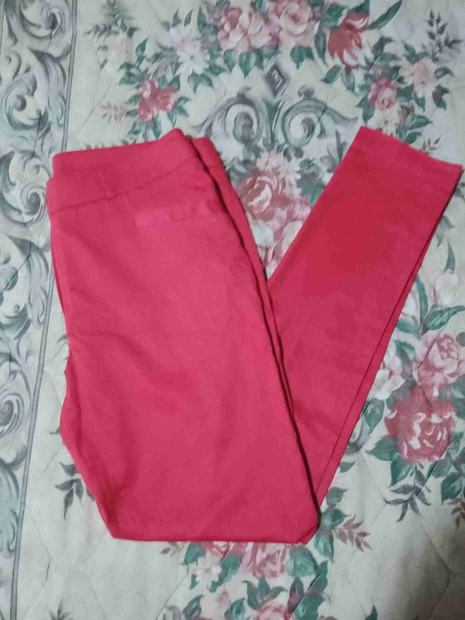 Pantalones rojo mujer - miniatura 1