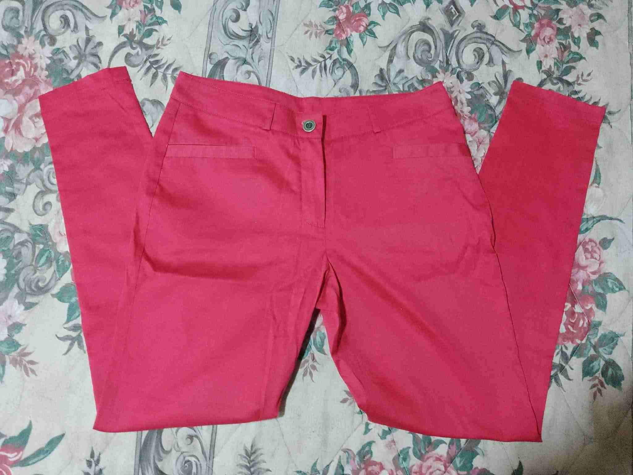 Pantalones rojo mujer - miniatura 3