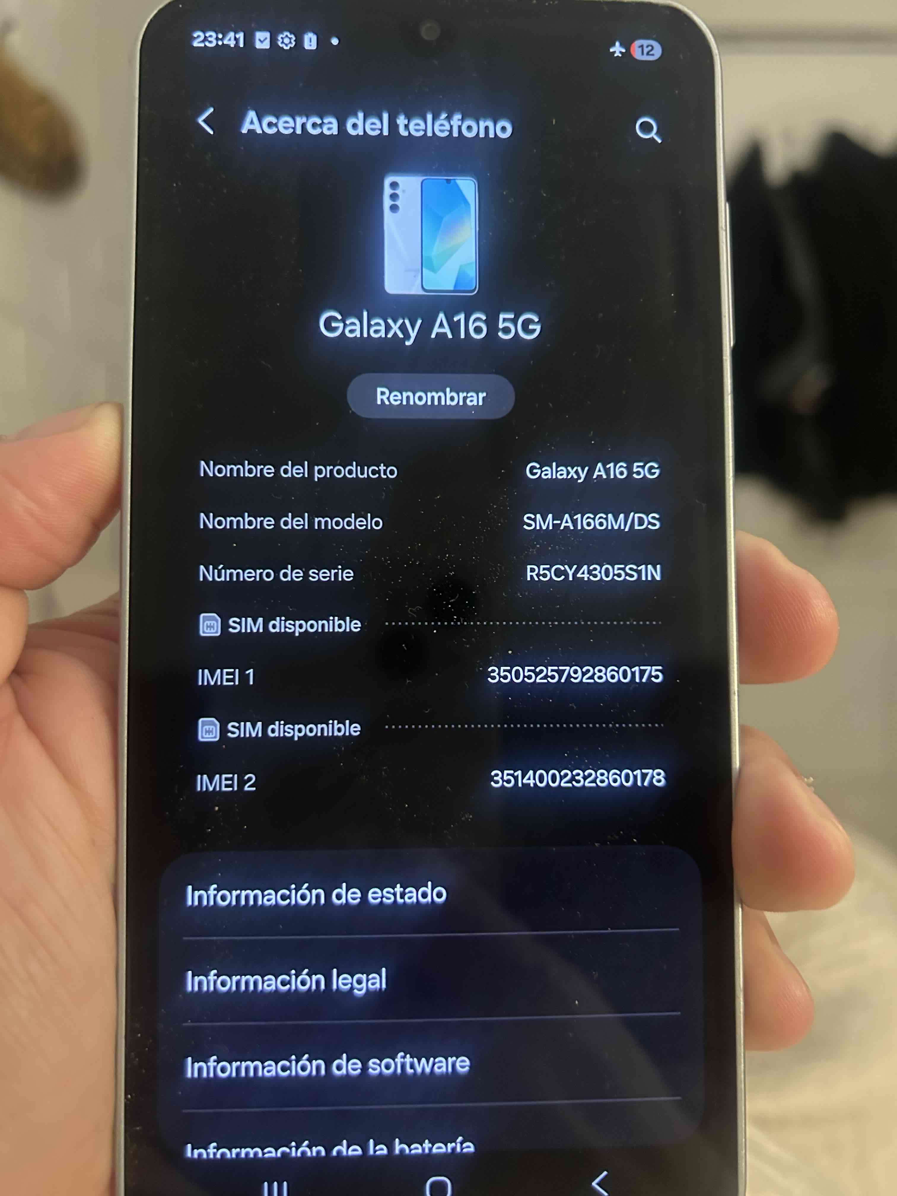 Samsung Galaxy A16 5G Negro 128GB - miniatura 2