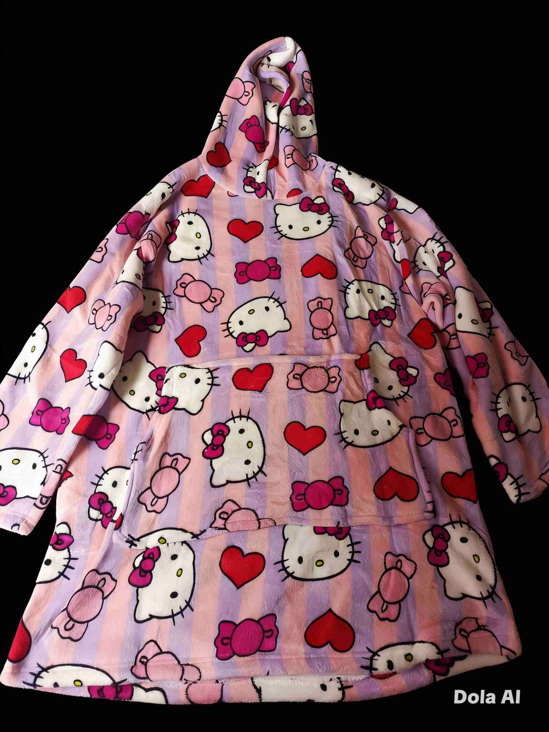 Sudadera con capucha polar burdeos - miniatura 2