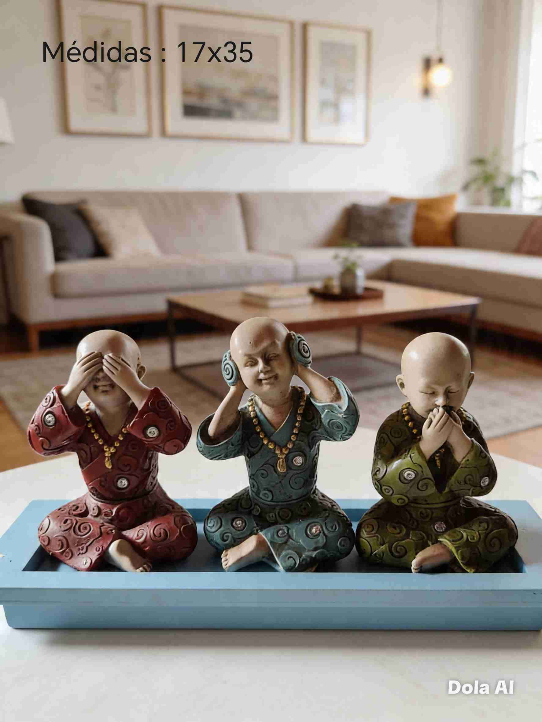 Figuras decorativas buda colores