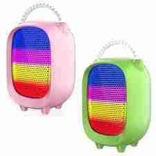 Parlante karaoke portátil multicolor - miniatura 3