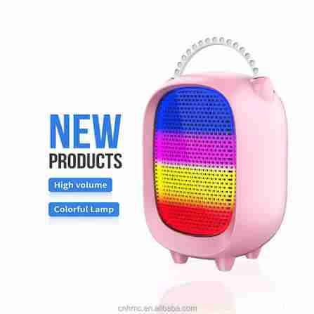 Parlante karaoke portátil multicolor - miniatura 4