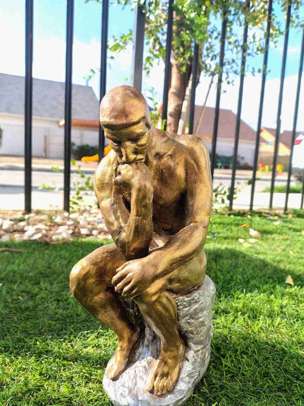 Escultura de Hombre pensante ✨ - miniatura 3