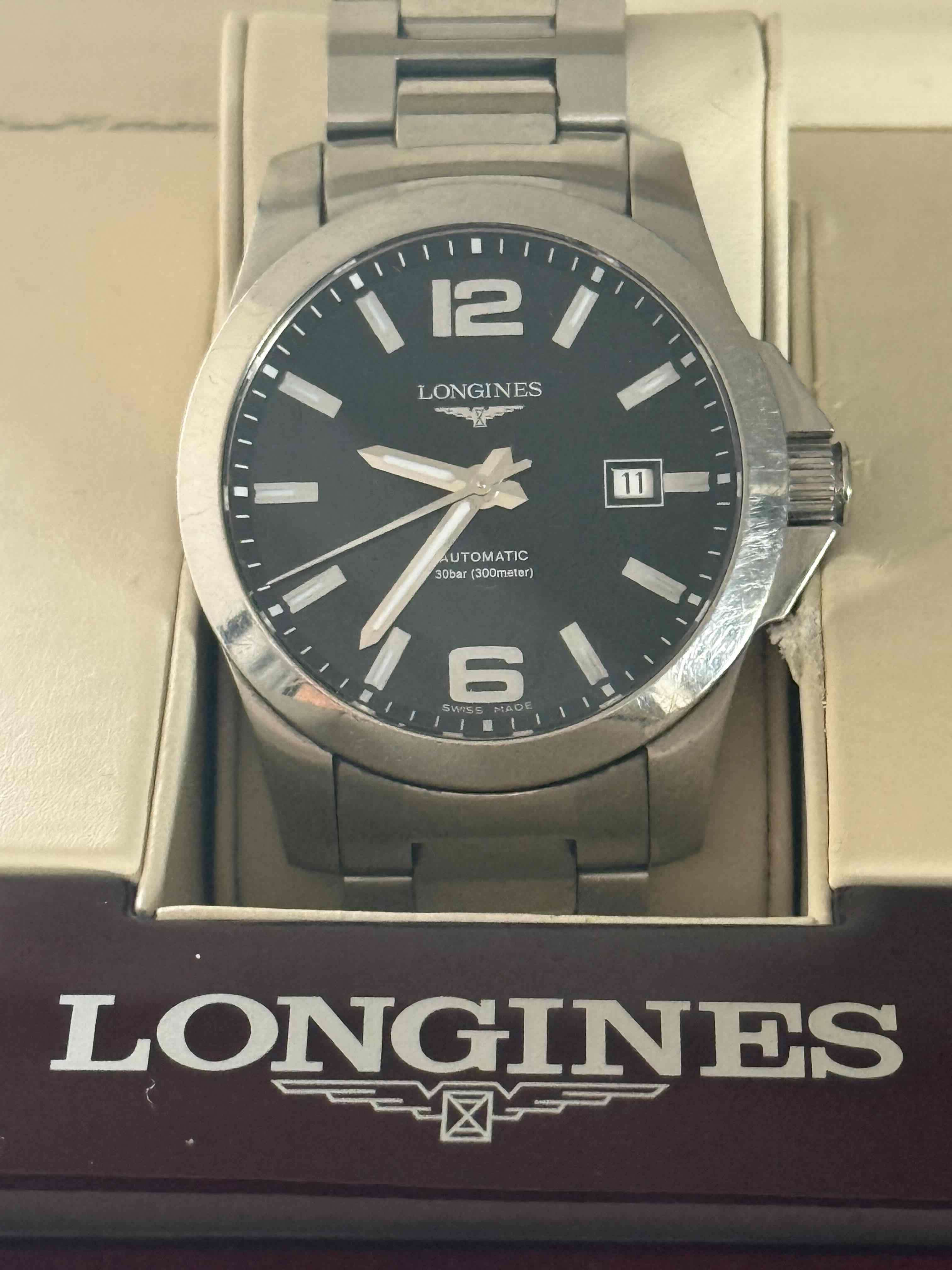 Reloj Longines automático plateado - miniatura 1