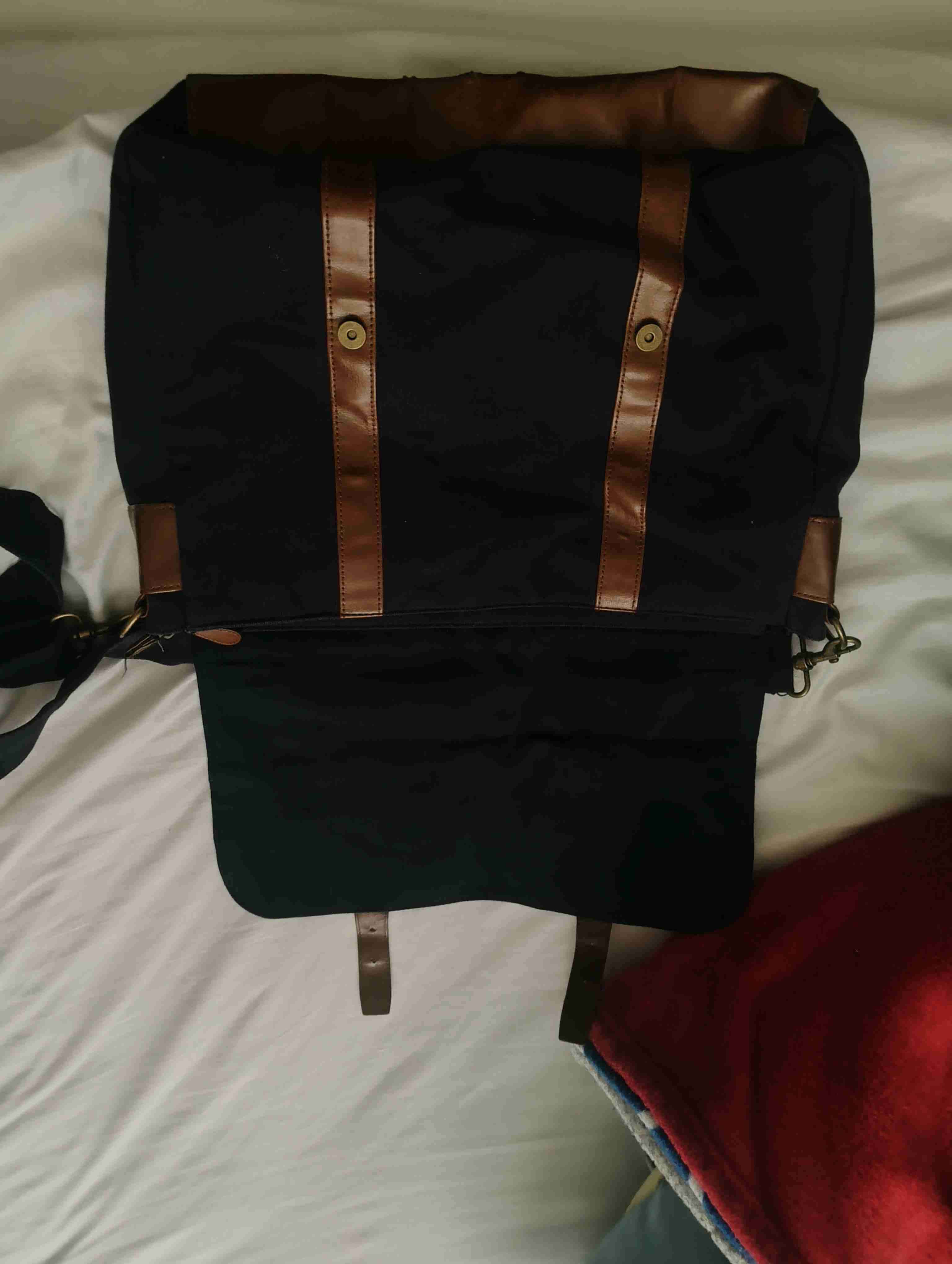 Bolso bandolero azul Raph Lauren - miniatura 3