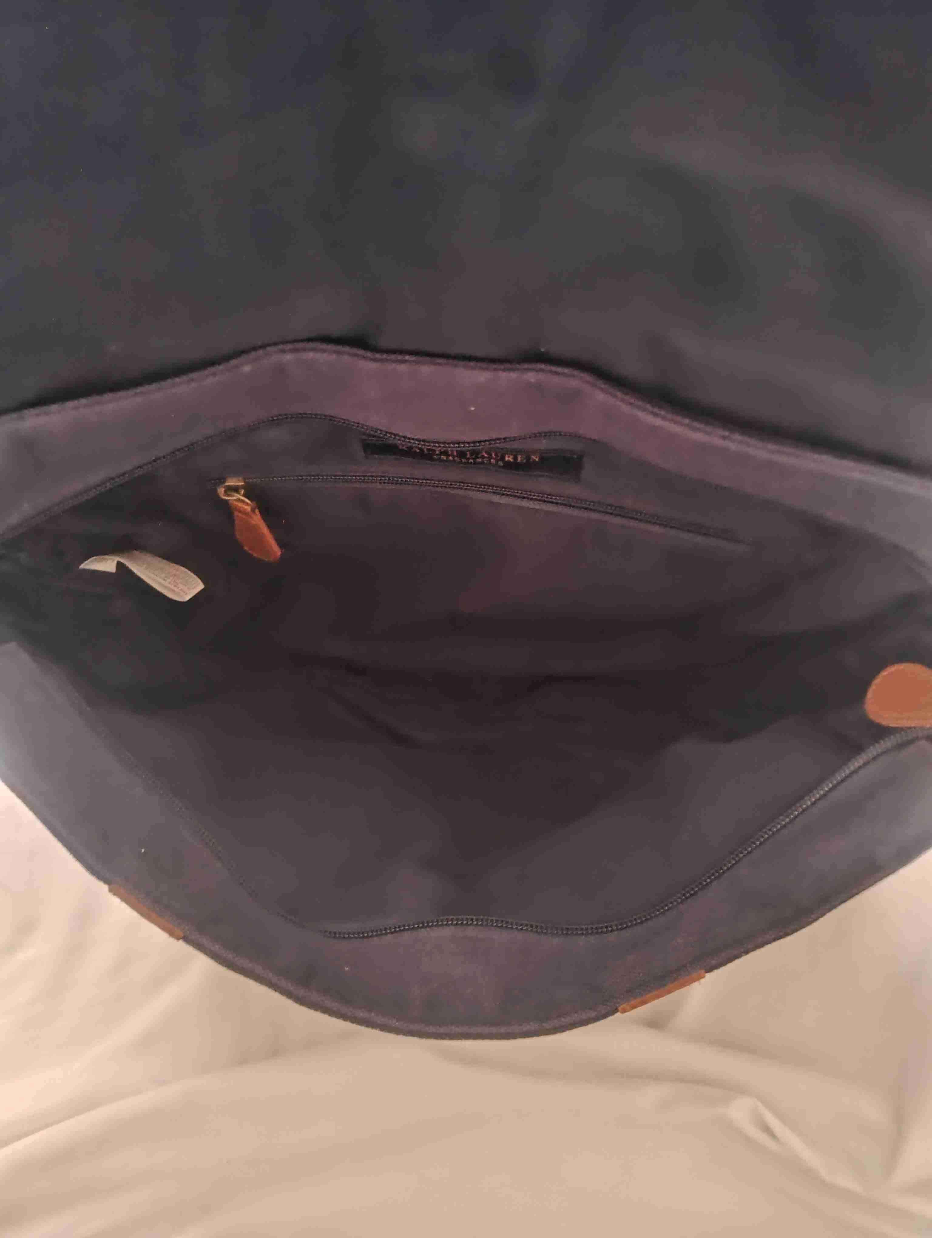 Bolso bandolero azul Raph Lauren - miniatura 5