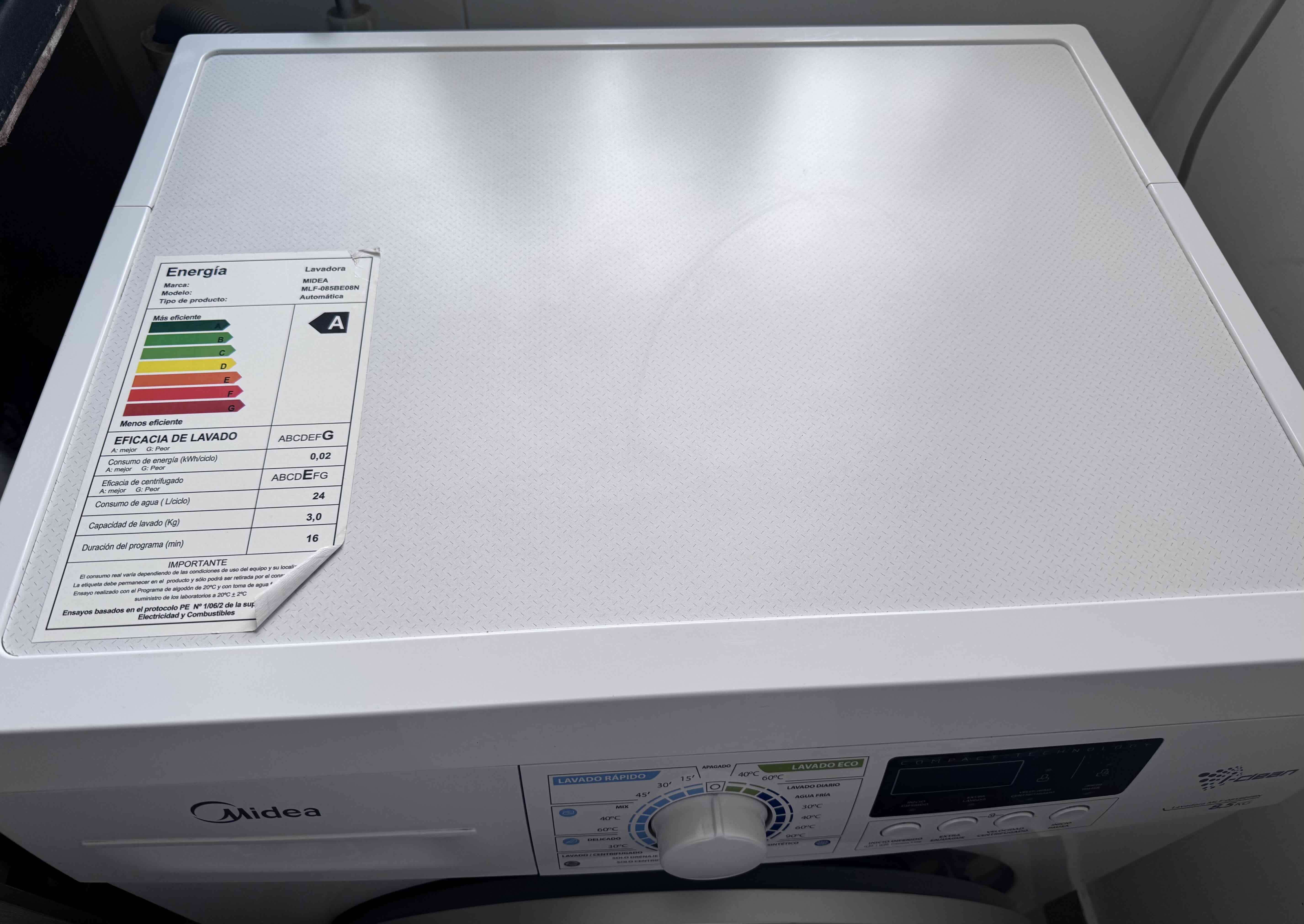 Lavadora carga frontal Midea 8.5kg - miniatura 4