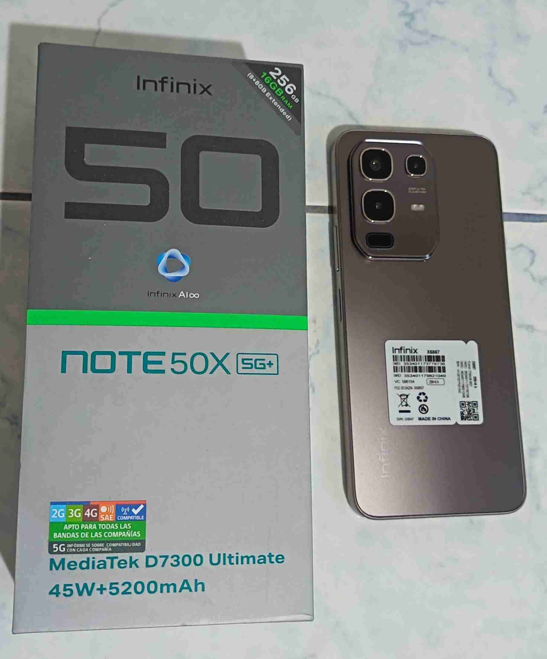 Infinix Note 50X 5G+ nuevo - miniatura 1
