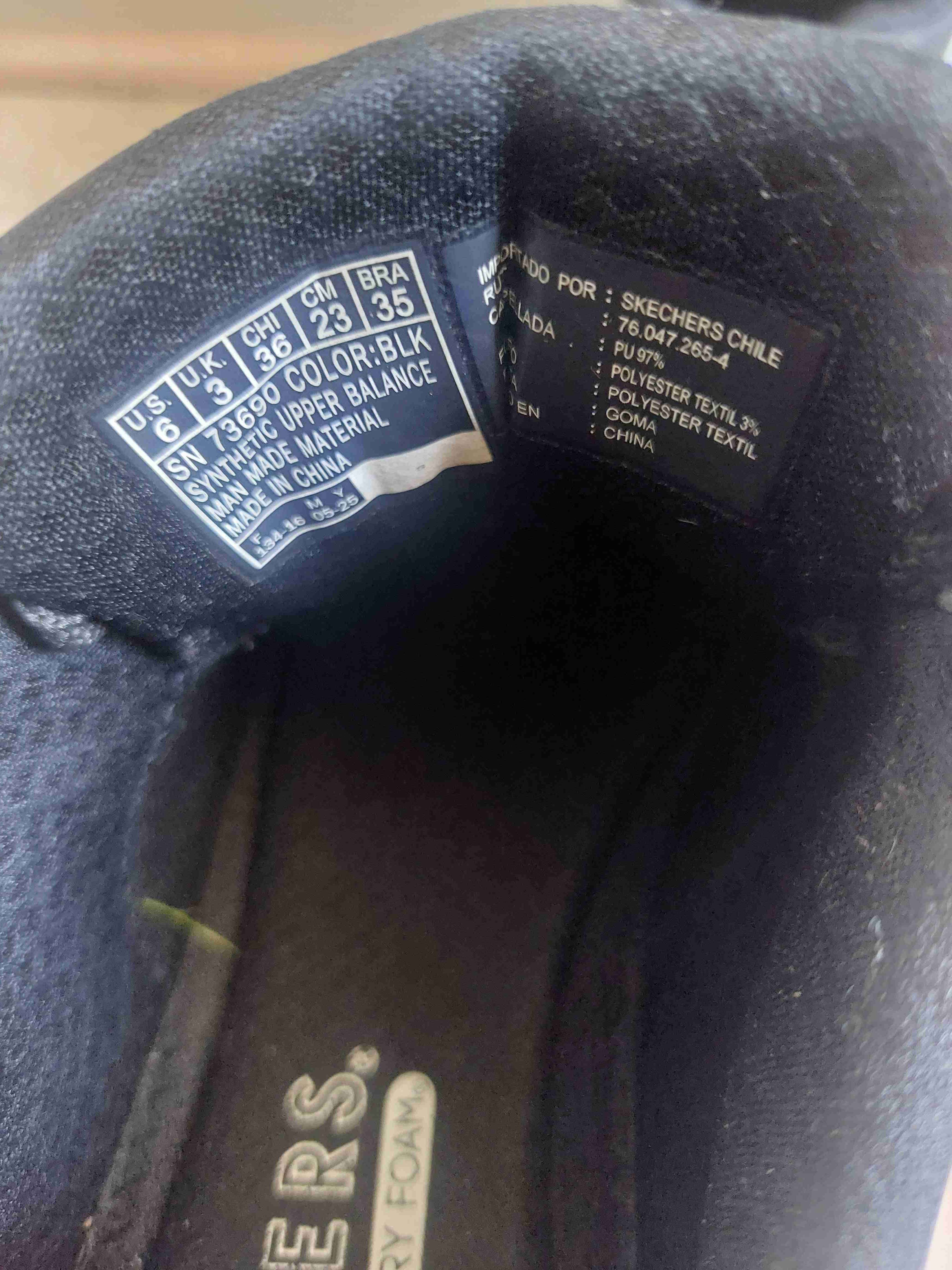 Zapatillas negras Skechers - miniatura 5