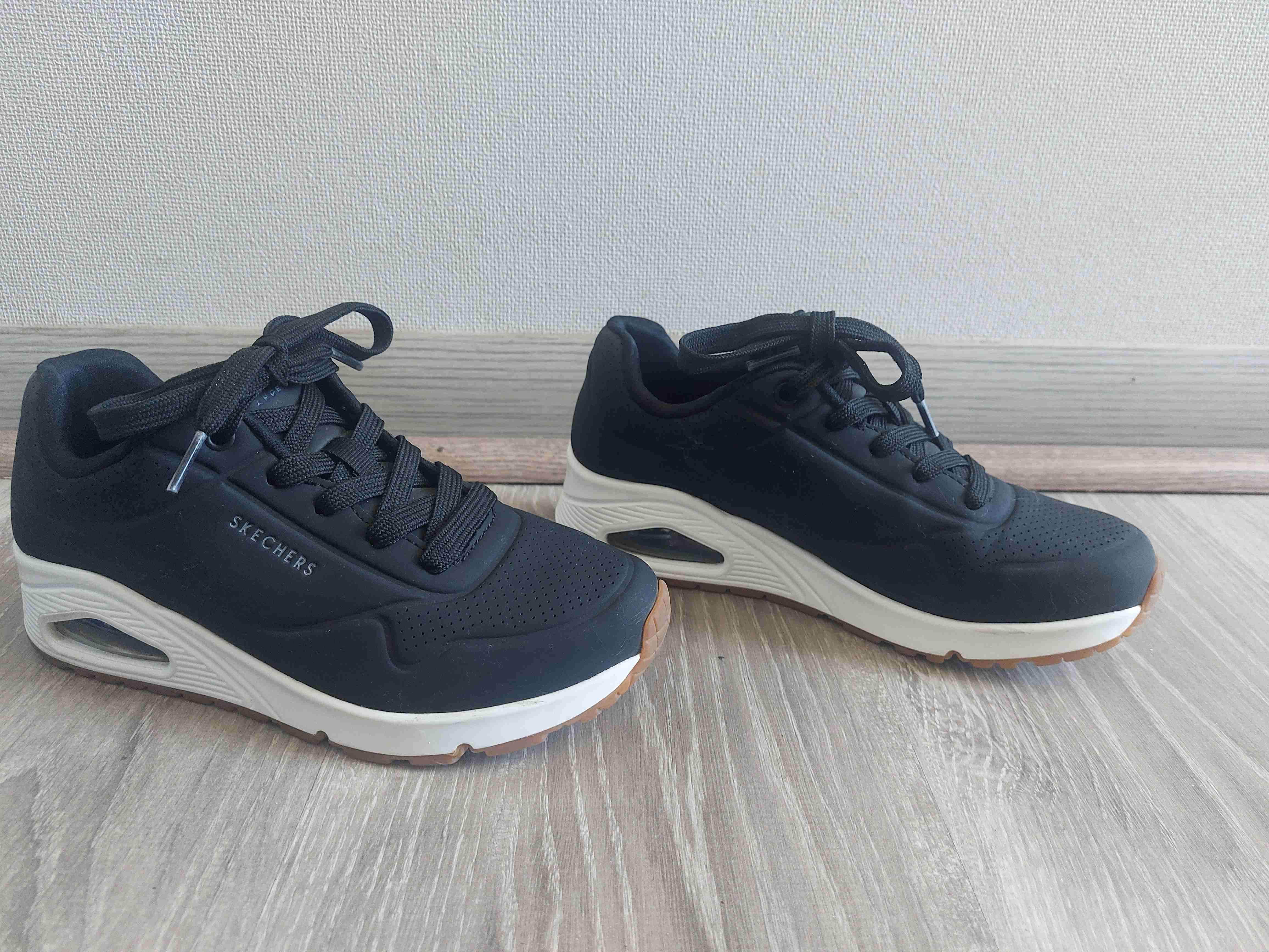 Zapatillas negras Skechers - miniatura 6