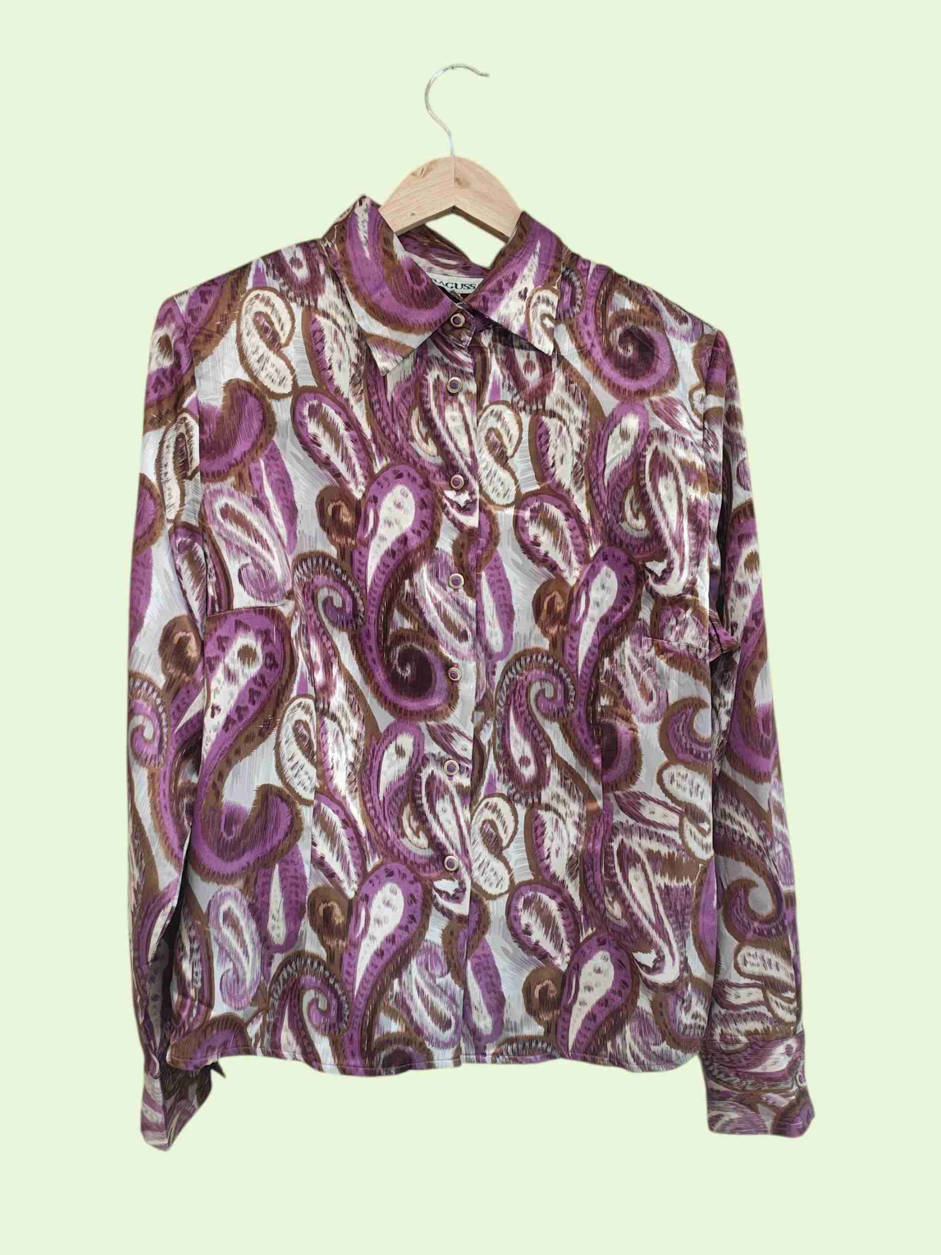 Blusa estampada de seda - miniatura 1