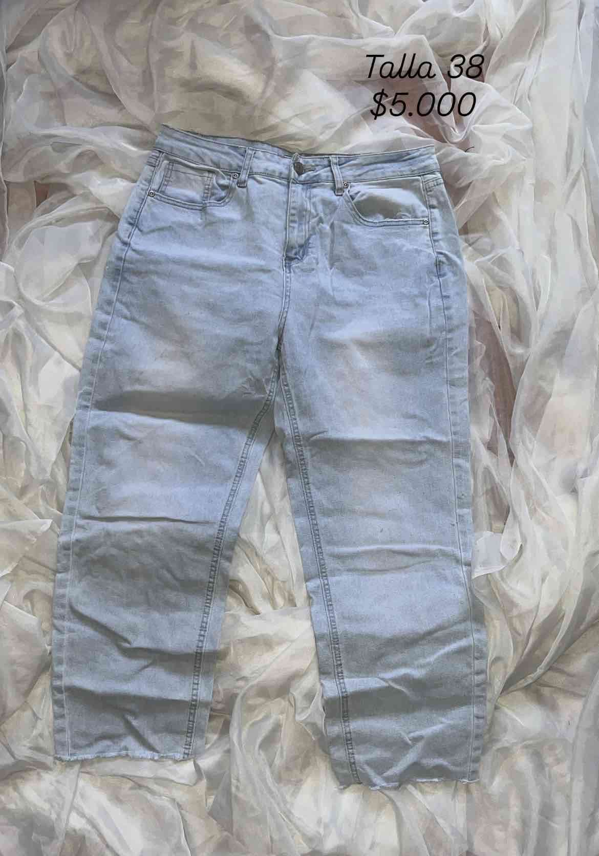 Jeans celestes talla 38