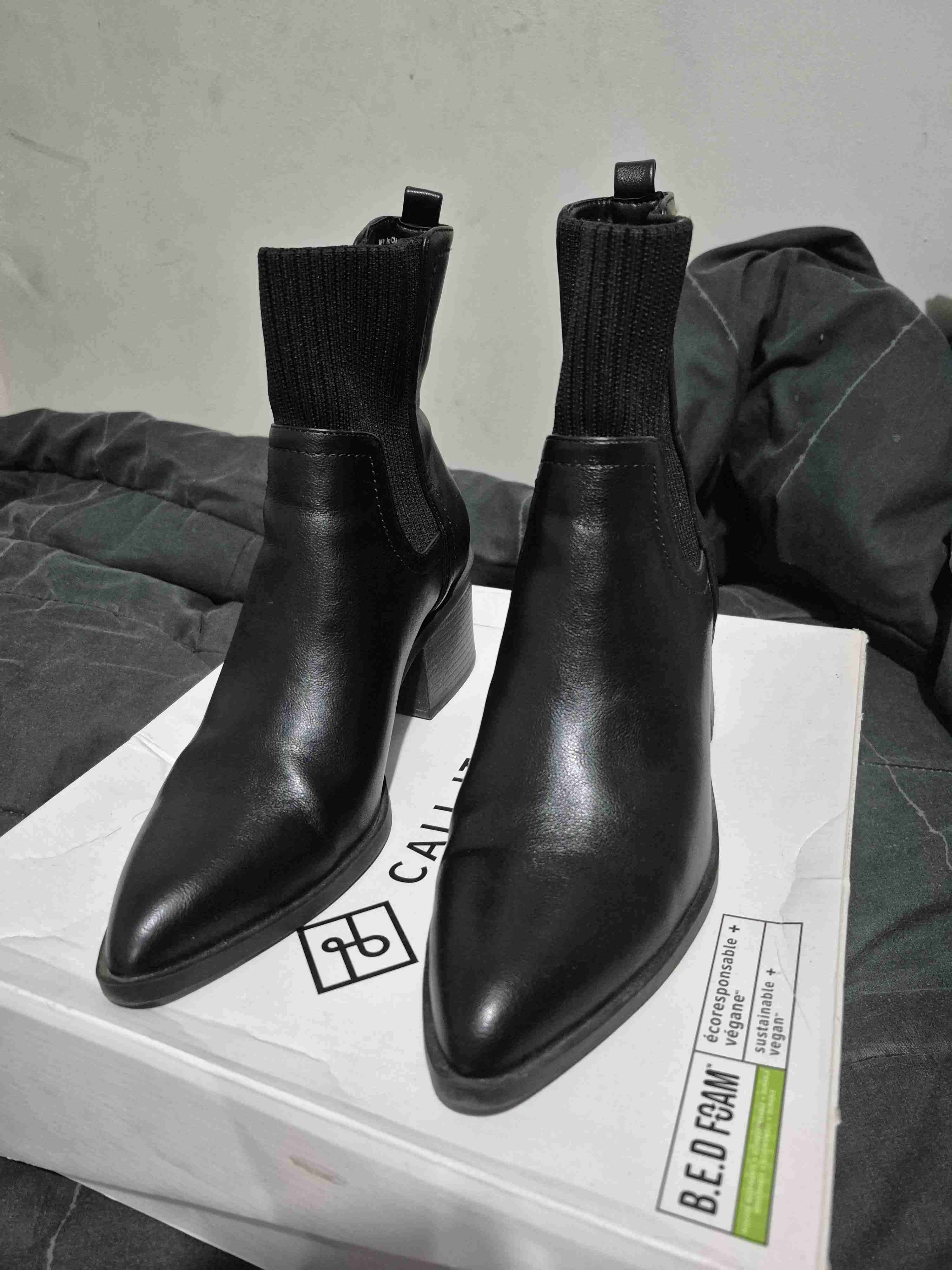 Botines negros de tacón - miniatura 2