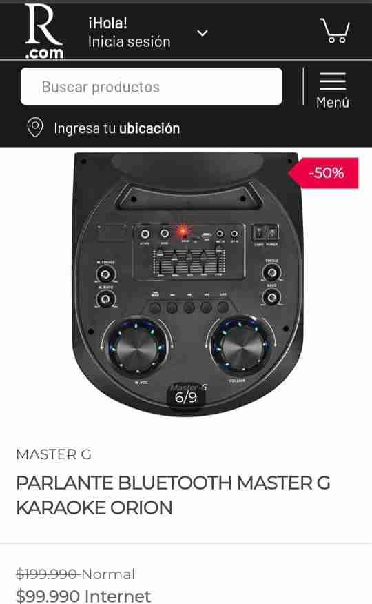 Parlante portátil Master-G - miniatura 3